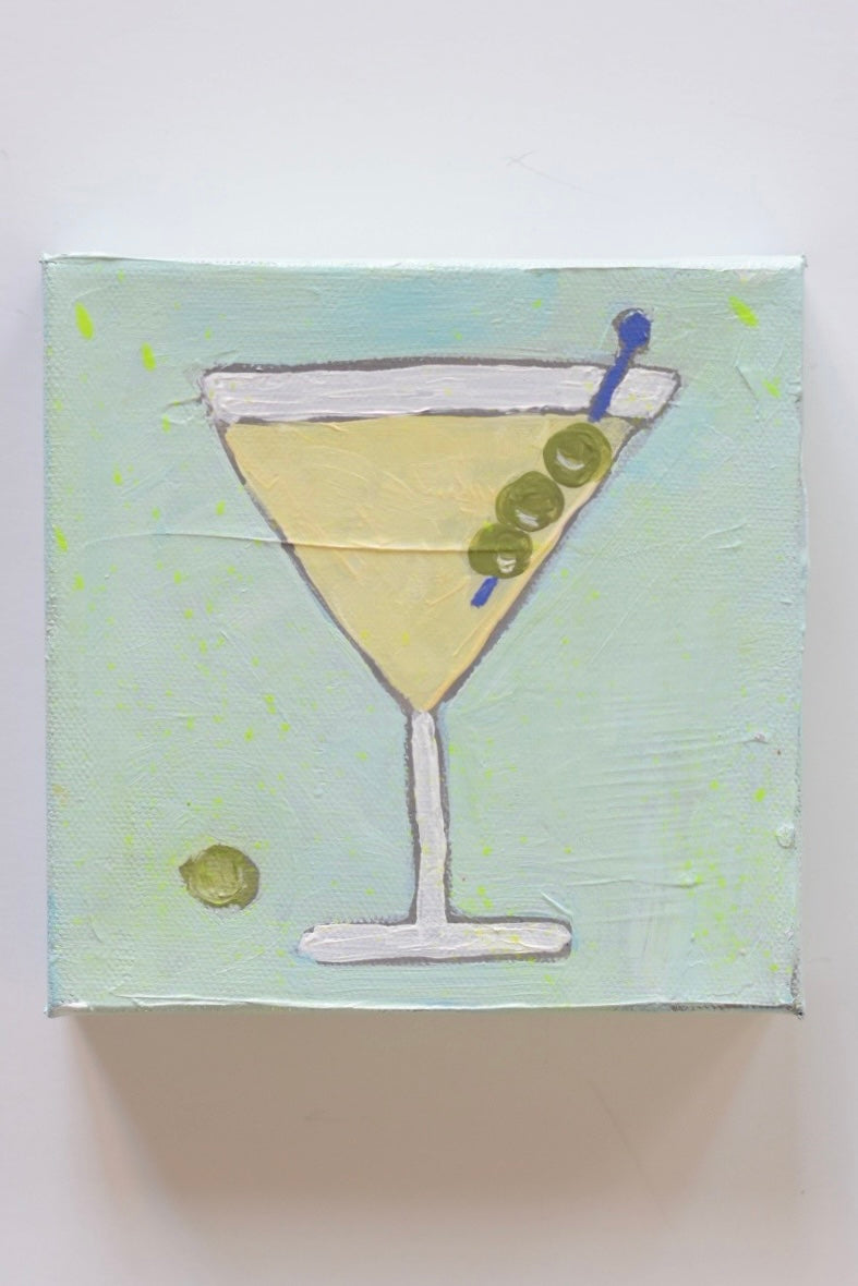 “Dirty Martini” - 6” x 6”
