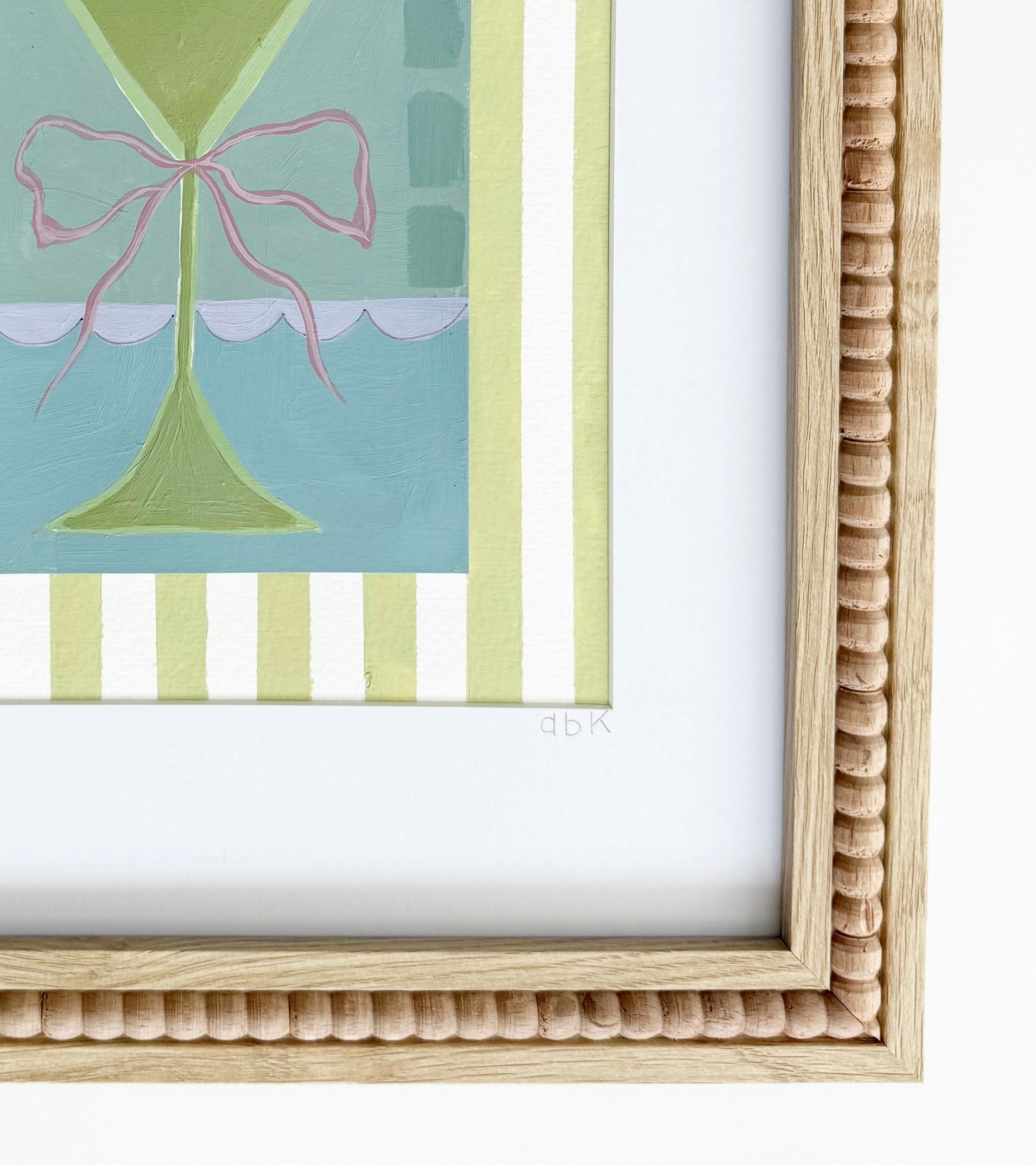 ”Mint Martini” - 13" x 16"