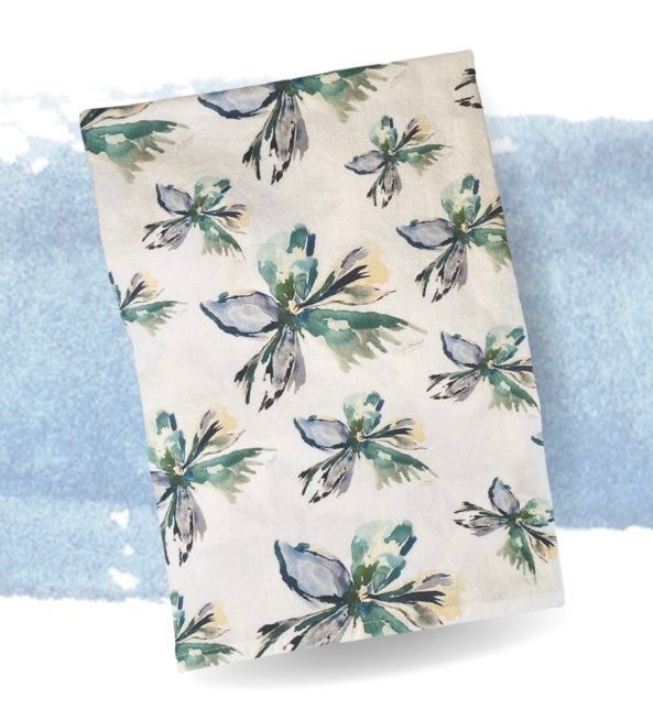 “Flower II” Tea Towel by artist Charissa Owens (Set of 2)