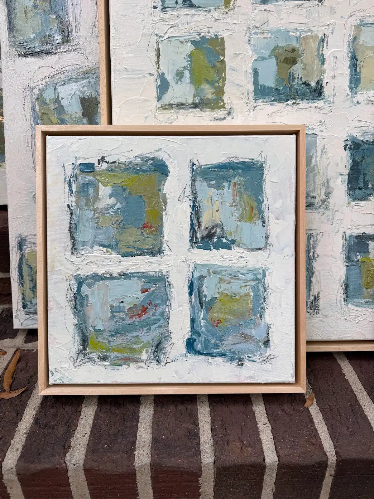 “Between The Tides and Rust II” - 12” x 12”
