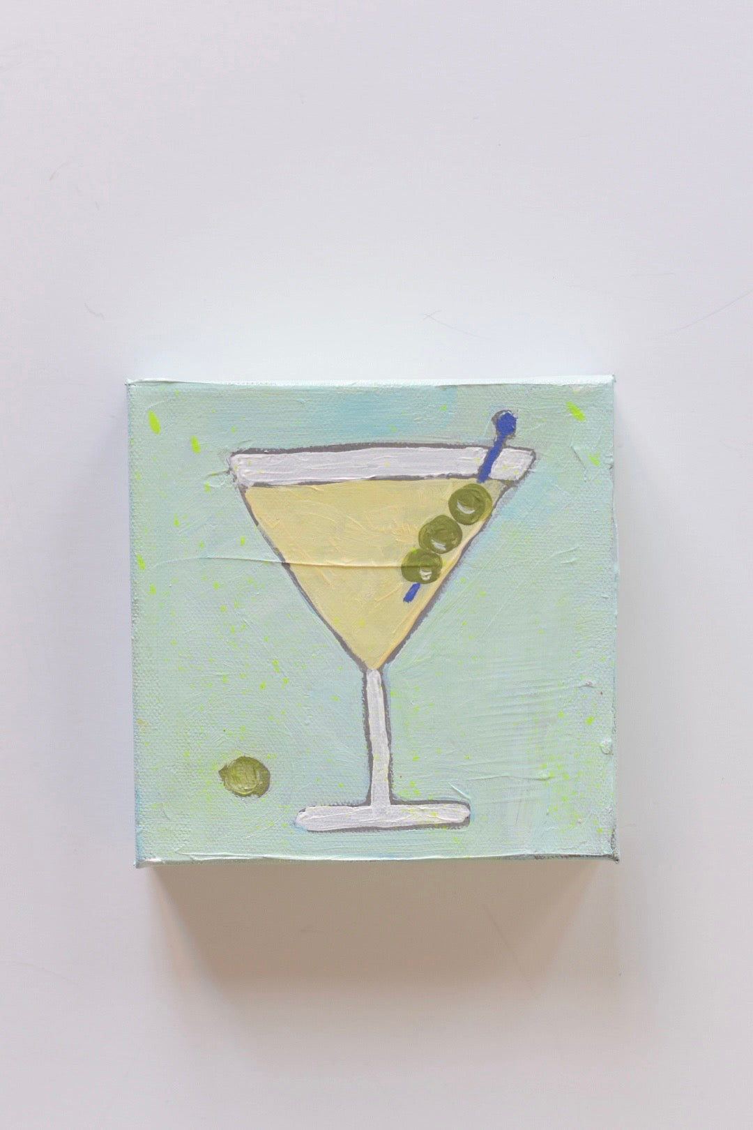 “Dirty Martini” - 6” x 6”