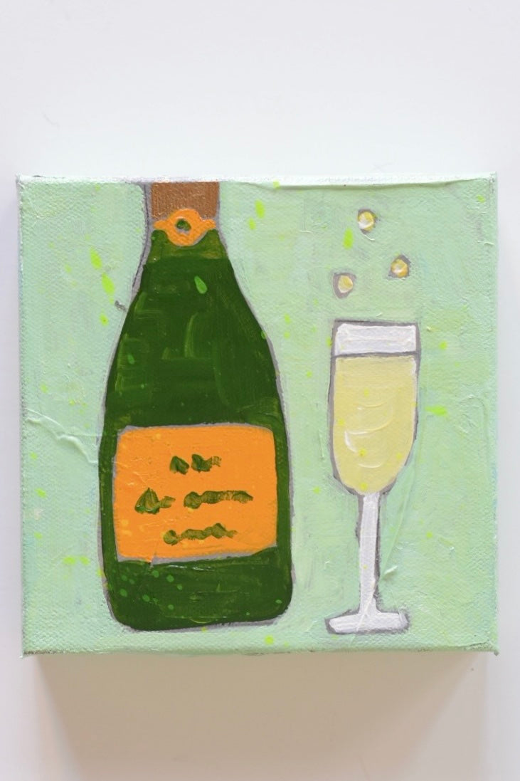”Cheery Cheers” - 6” x 6”