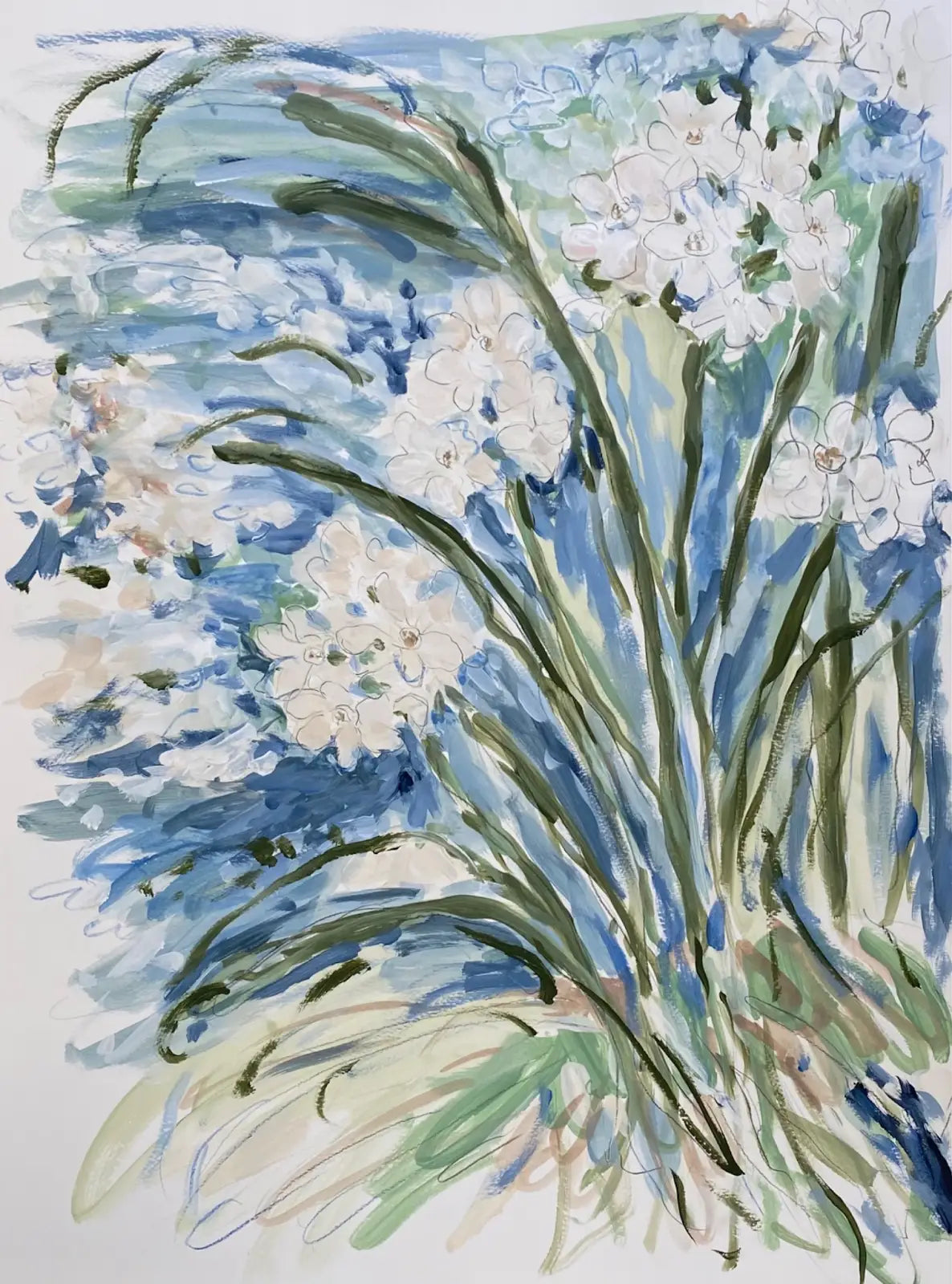 “The Work Beneath the Soil” - 22” x 28”