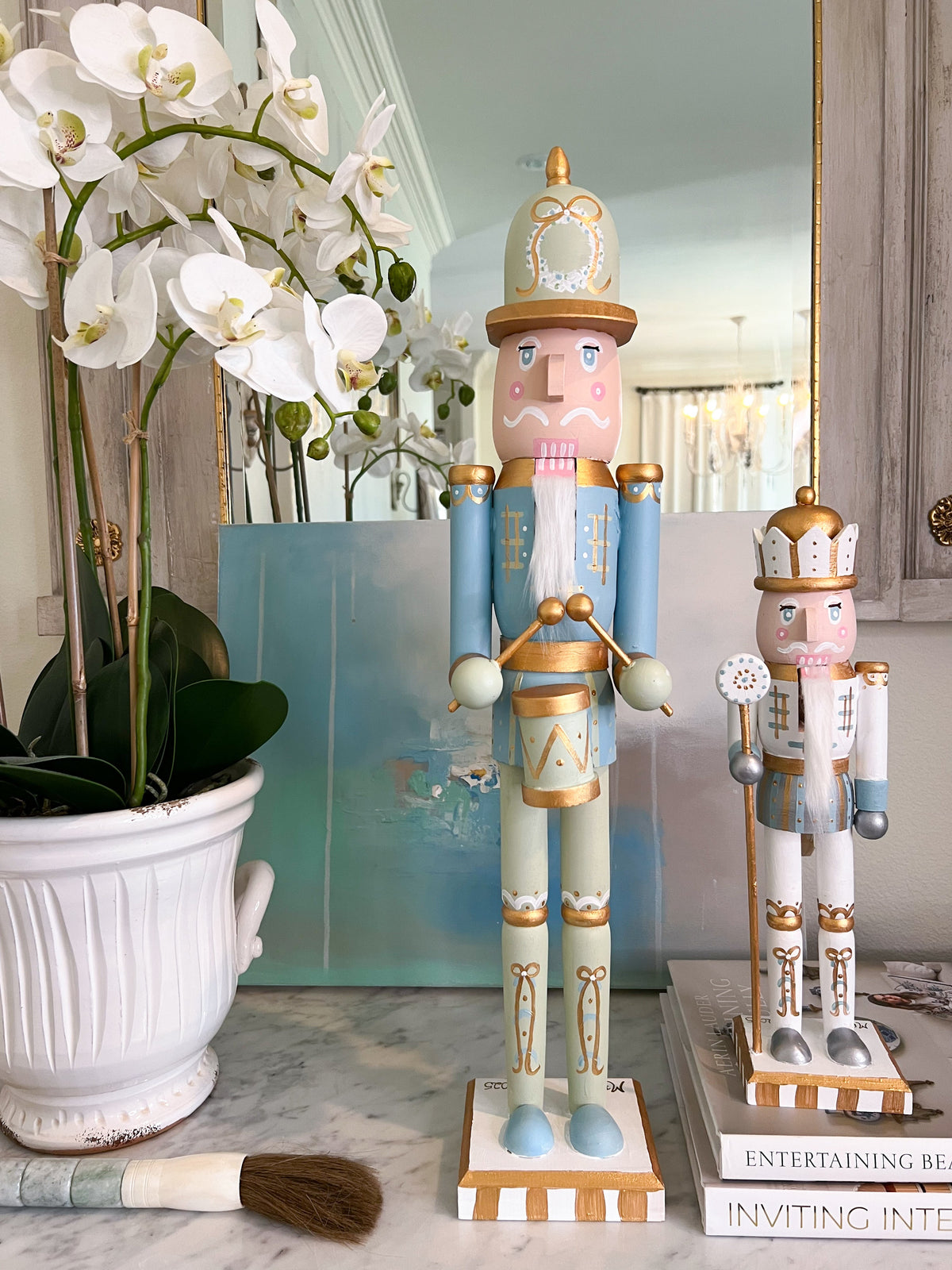 *Preorder* 24” Nutcracker - Blue Drummer