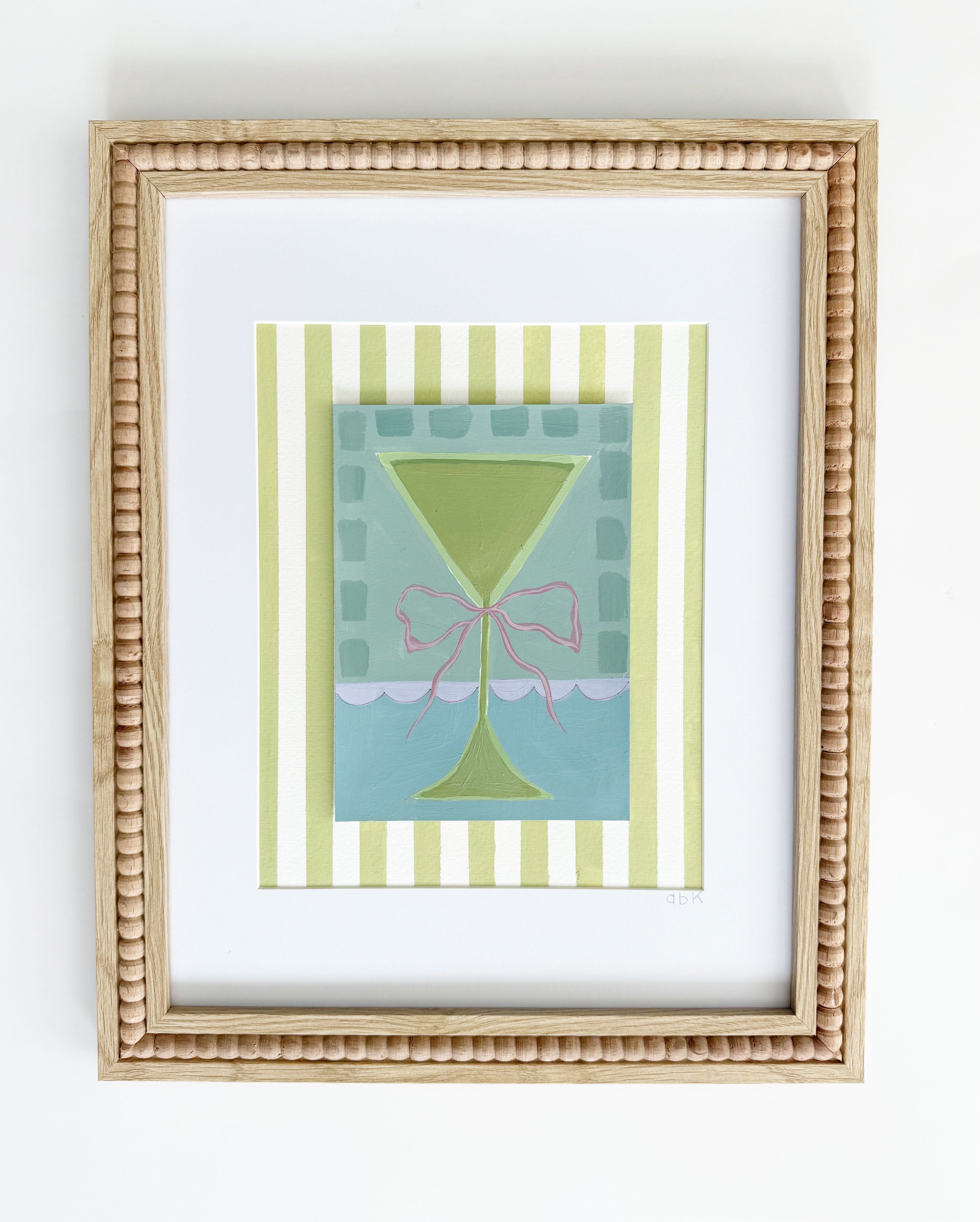 ”Mint Martini” - 13" x 16"