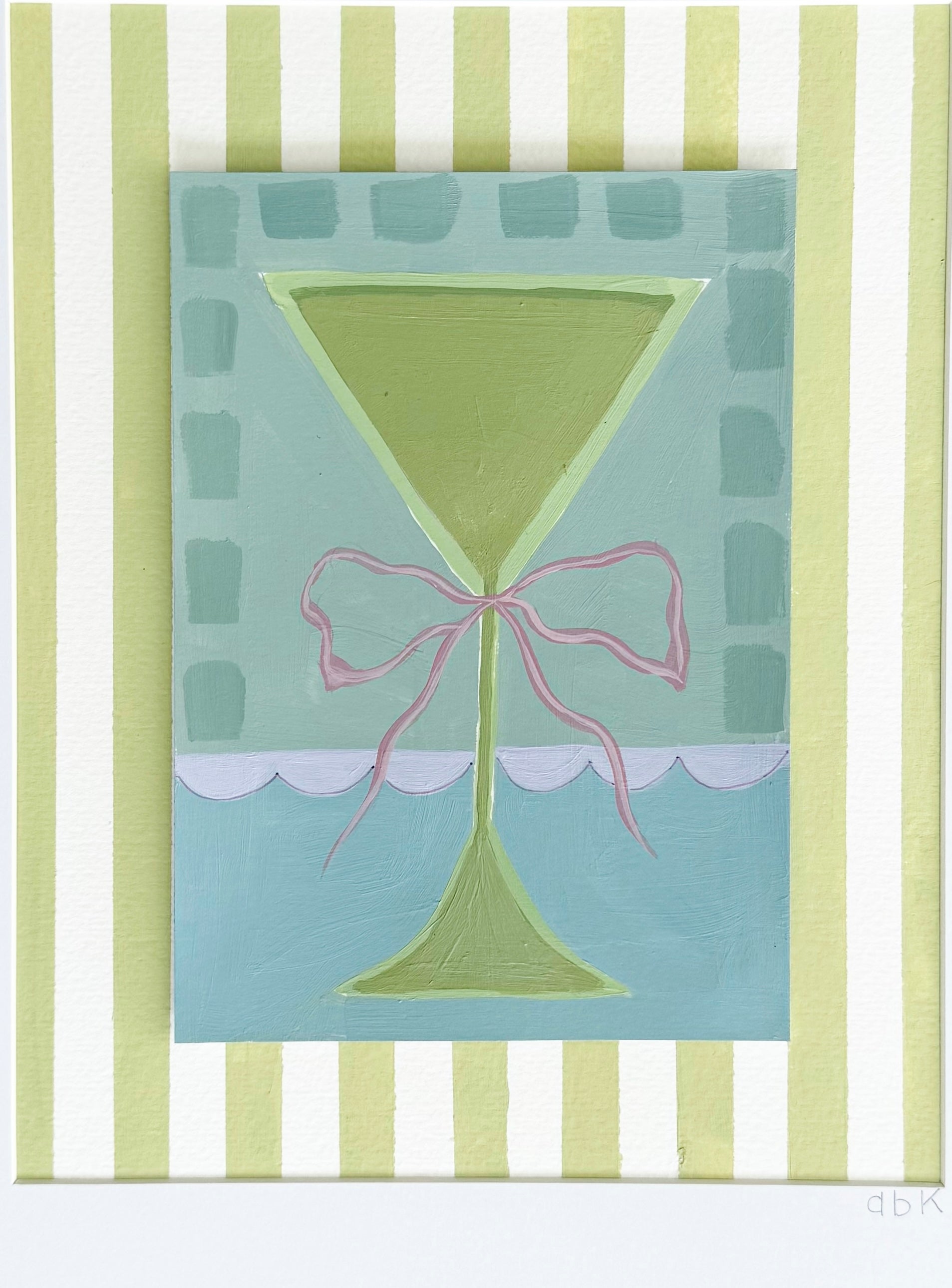 ”Mint Martini” - 13" x 16"