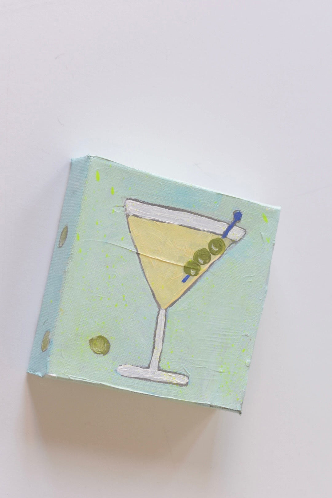 “Dirty Martini” - 6” x 6”