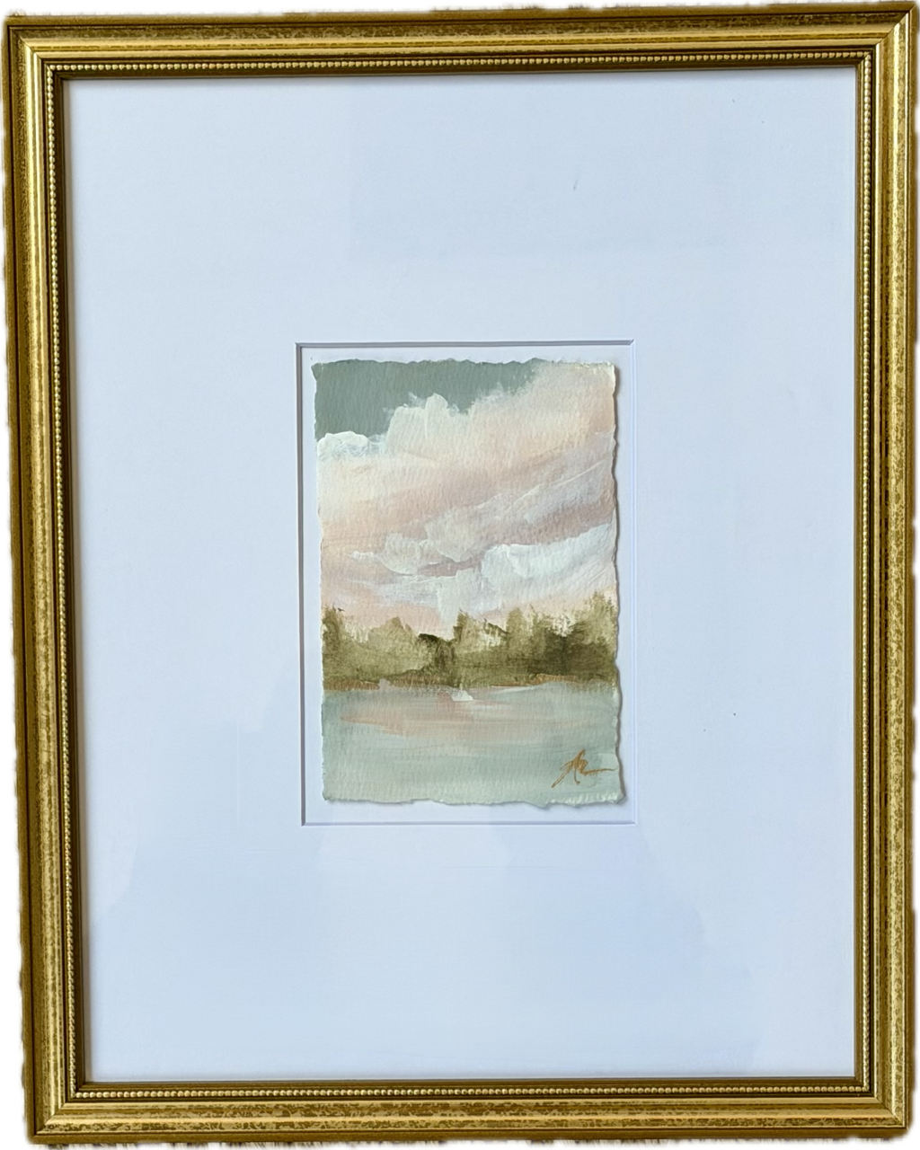 “Pink Clouds II” - 11” x 14”