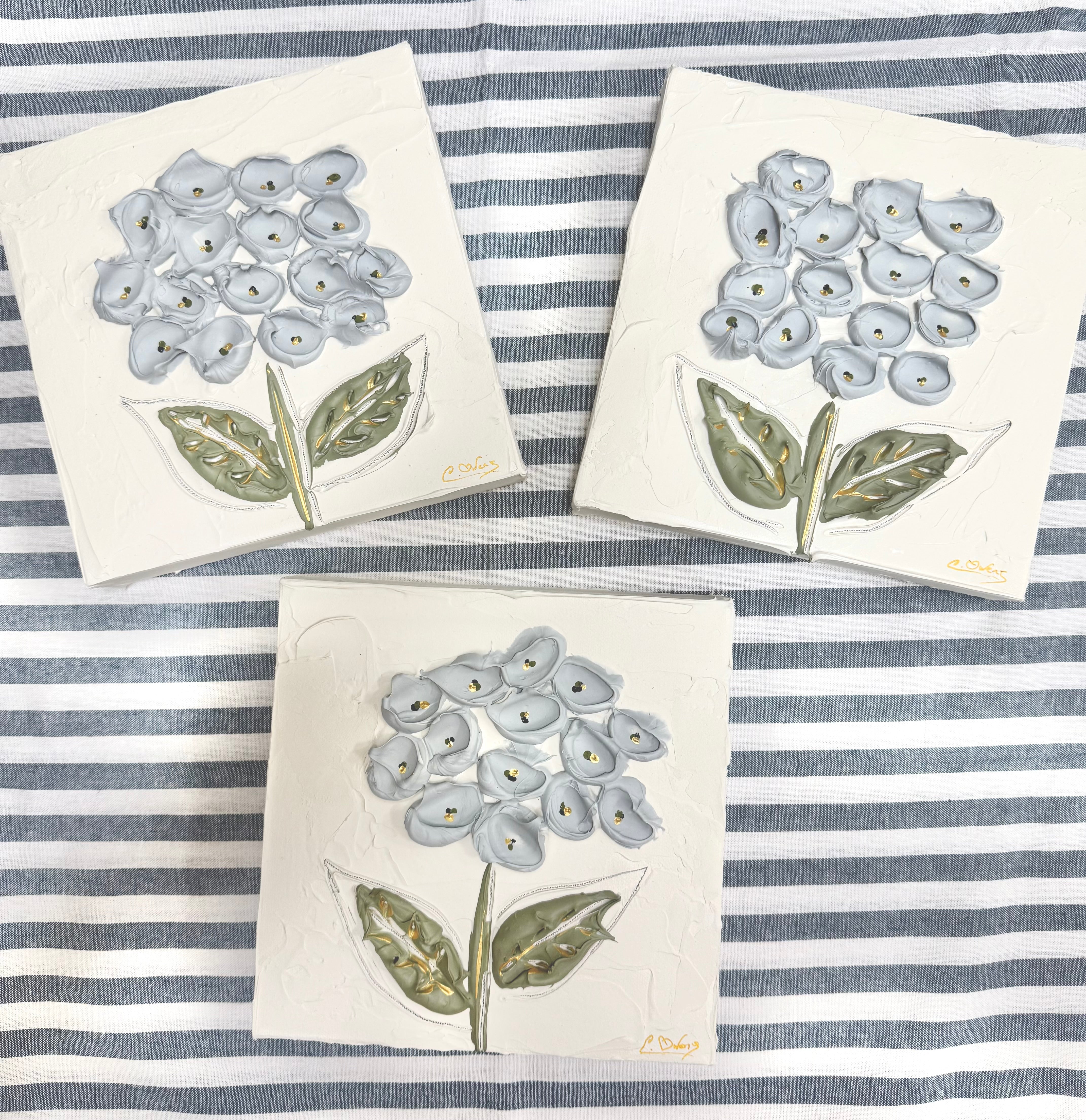 “Hydrangea Bloom II” - 8” x 8”