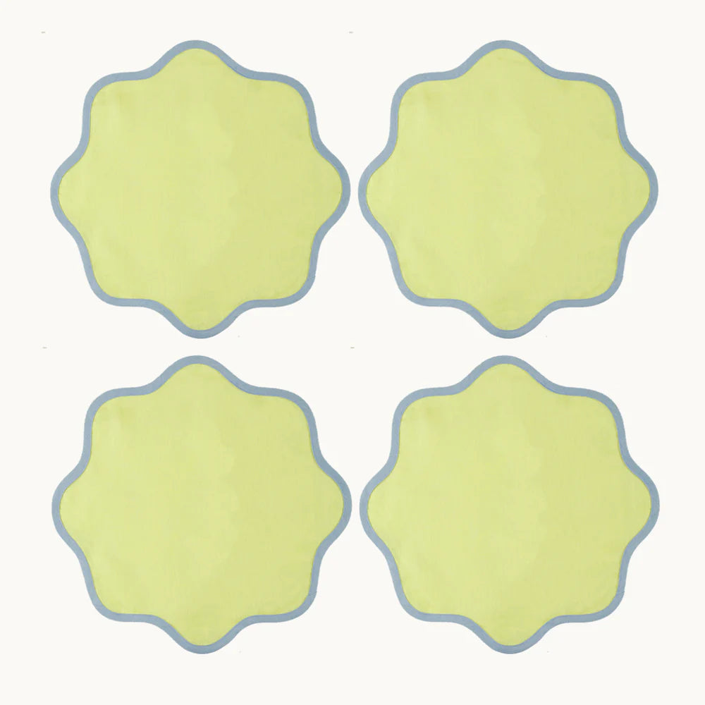 Daisy Yellow Linen Placemat (Set of 4)