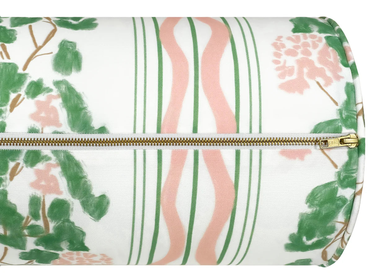 “Clara- Pink” Bolster by artist Lulie Wallace