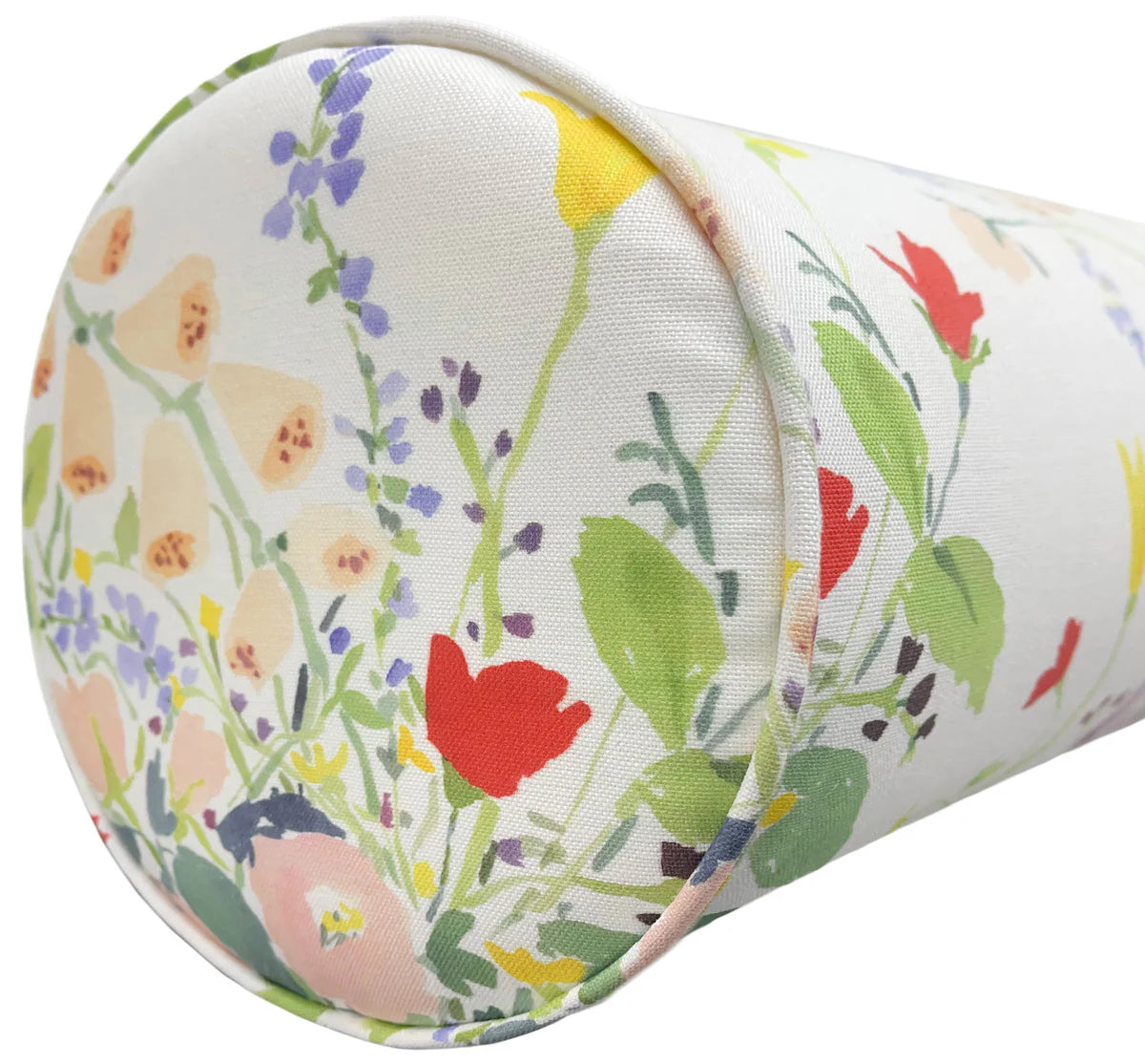 “Flora” Bolster by artist Caitlin McGauley