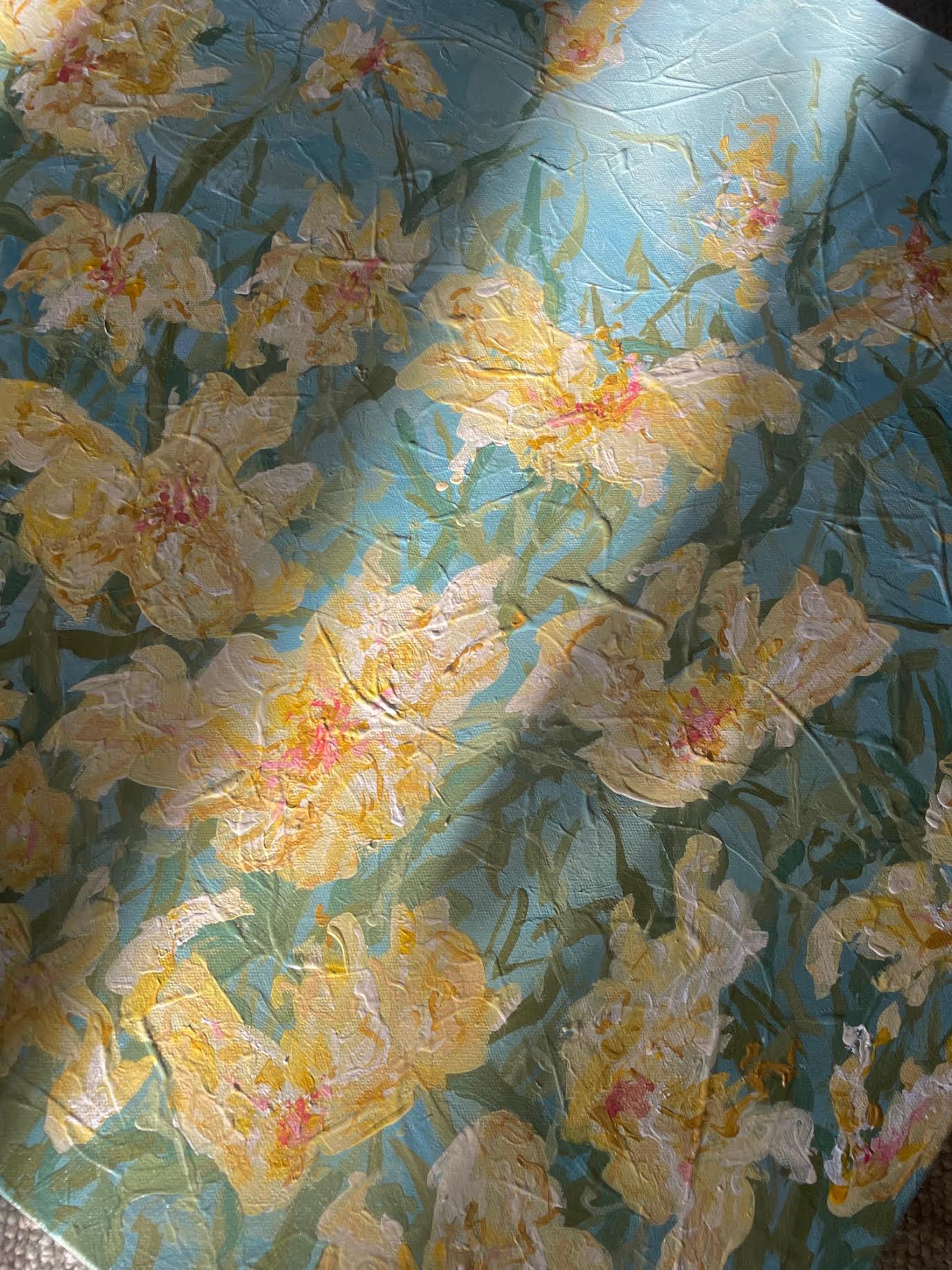 “Yellow Roses of Texas“ - 24” x 24”