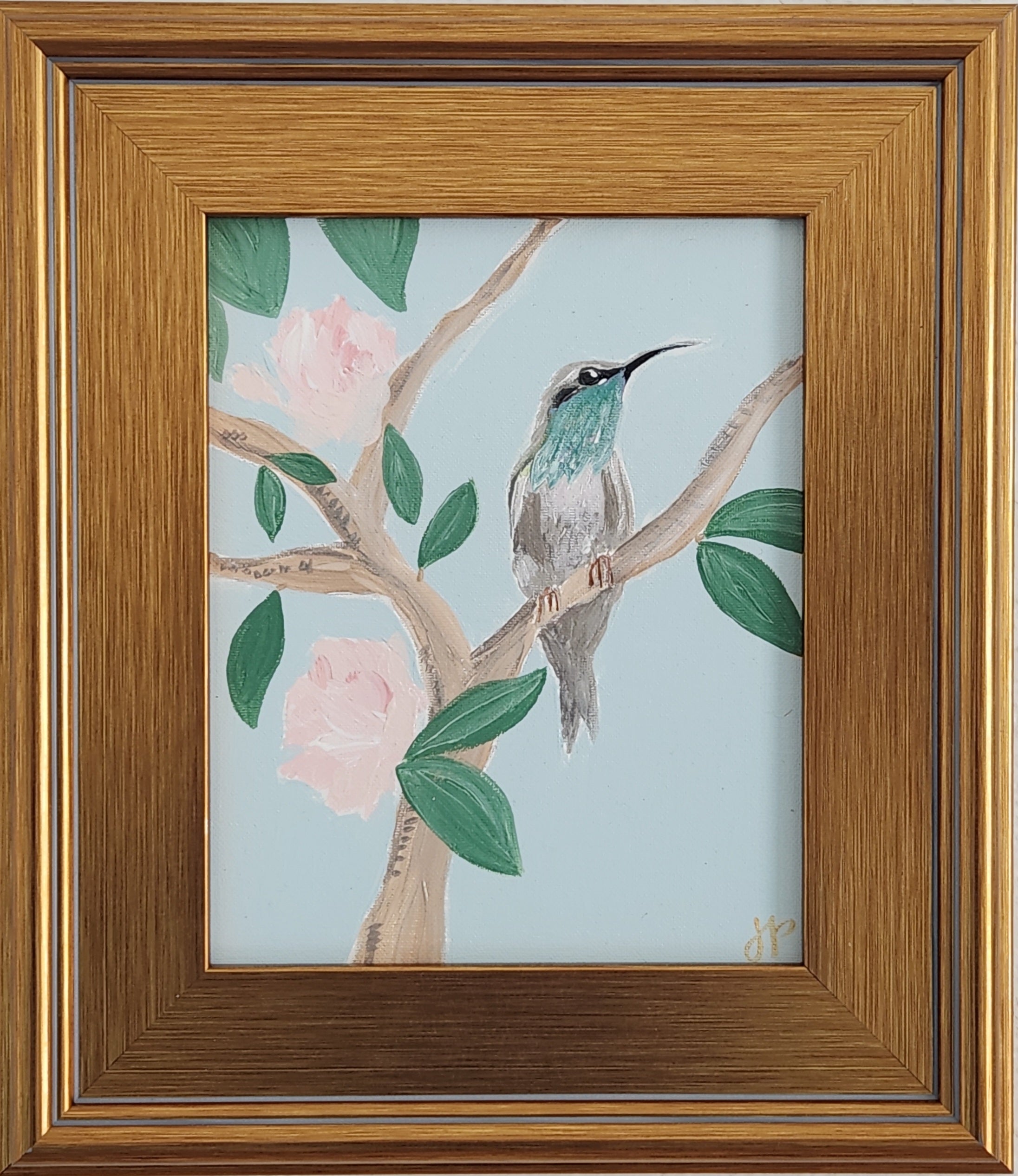 "The Hummingbird" - 13” x 15”
