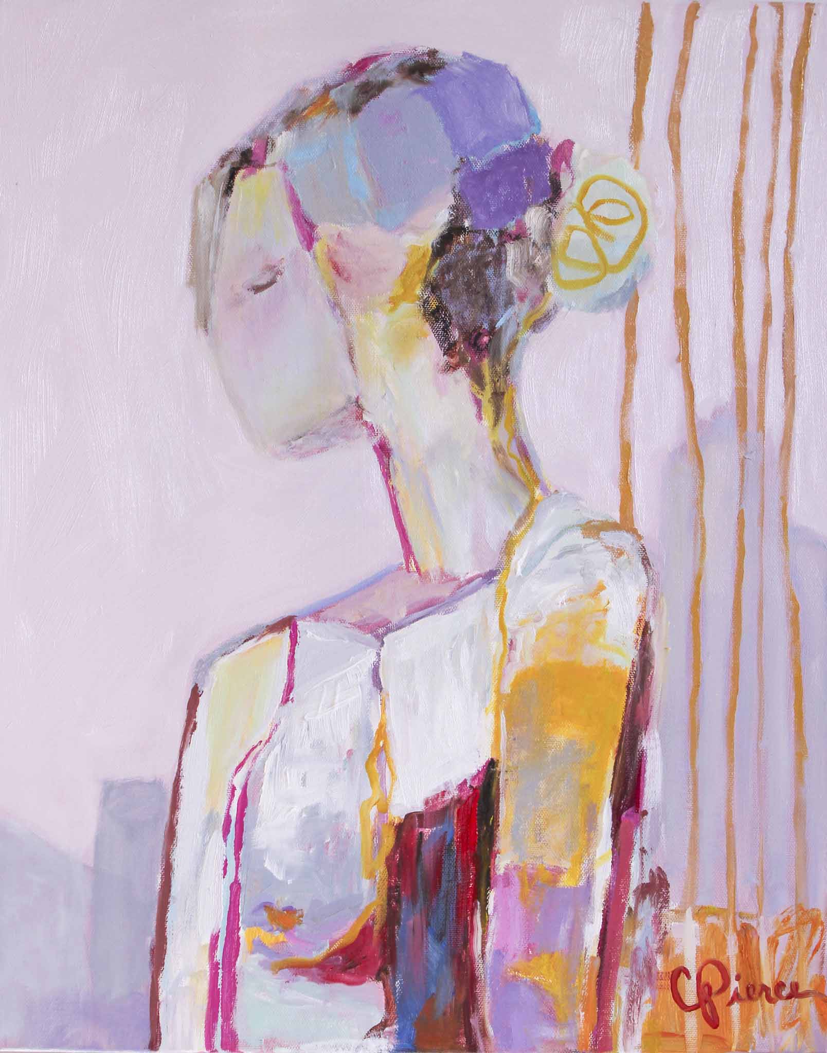 ”Lavender Patchwork” - 16” x 20”