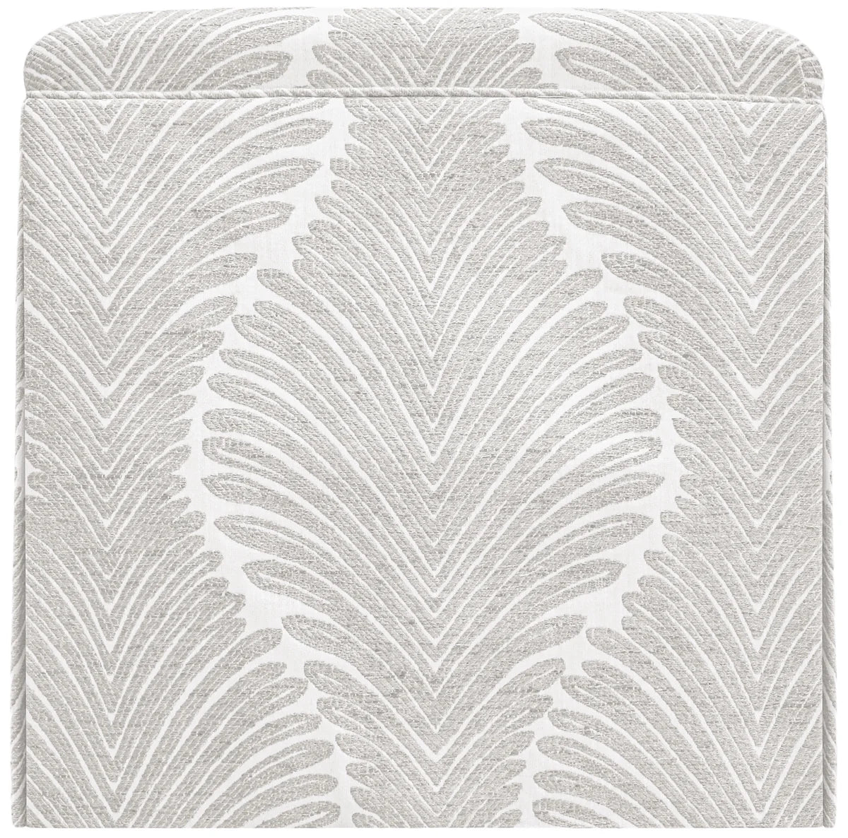 Skirted Ottomon - Musgrove Chenille