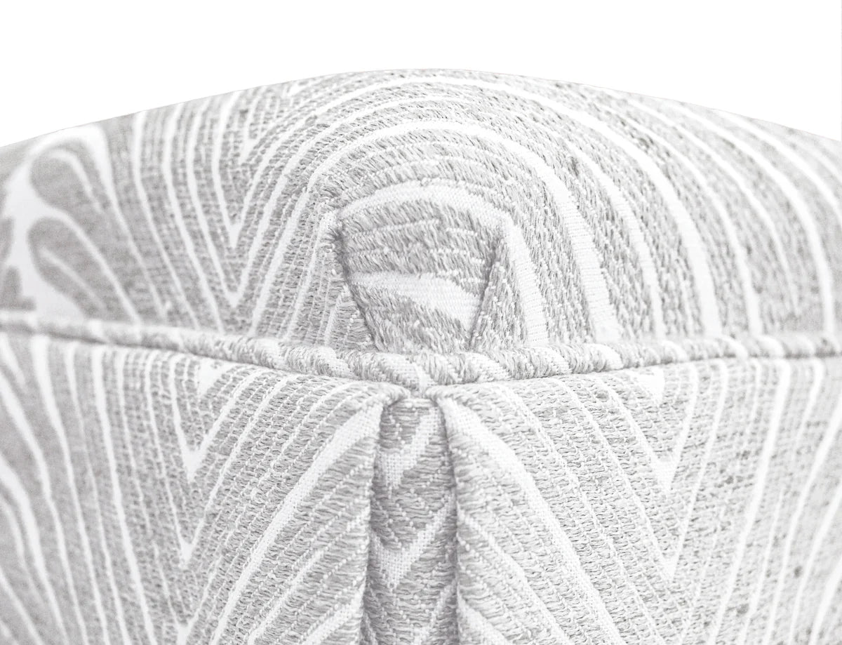Skirted Ottomon - Musgrove Chenille