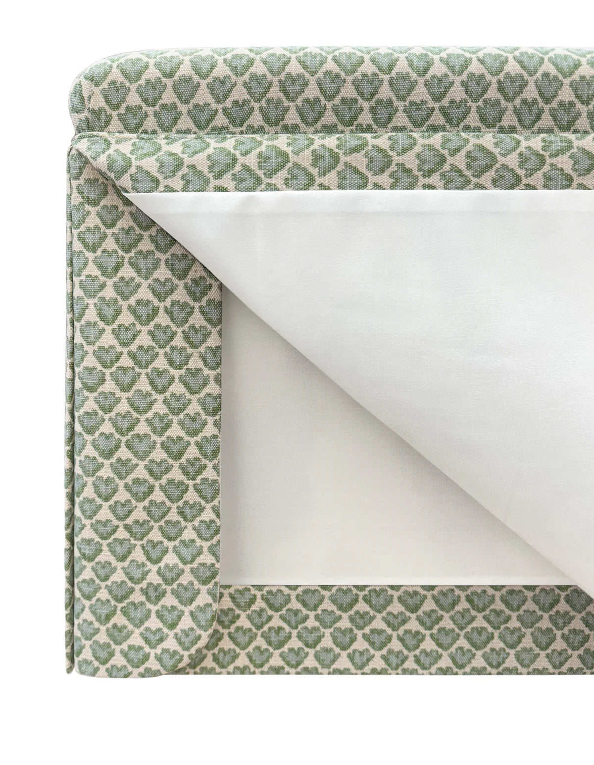 Skirted Ottoman - Sissy Print