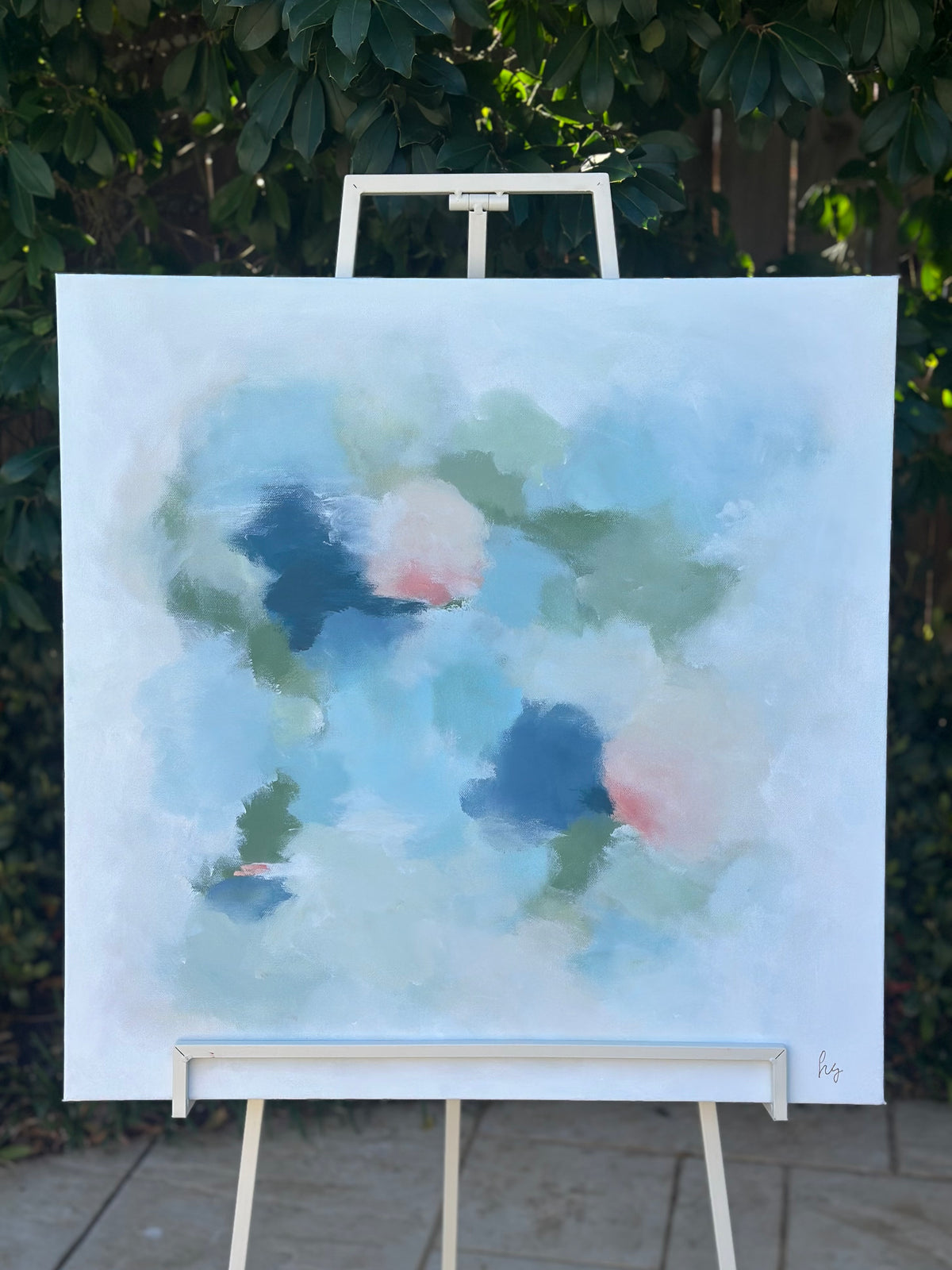 “Emerging Bloom I” - 24” x 24”