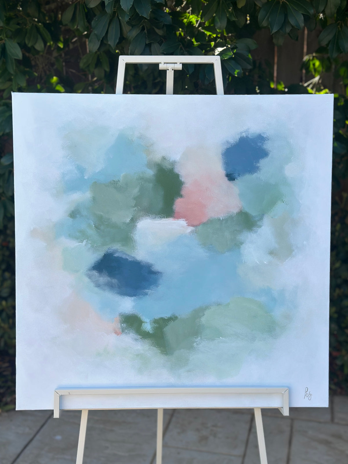 ”Emerging Bloom II” - 24” x 24”