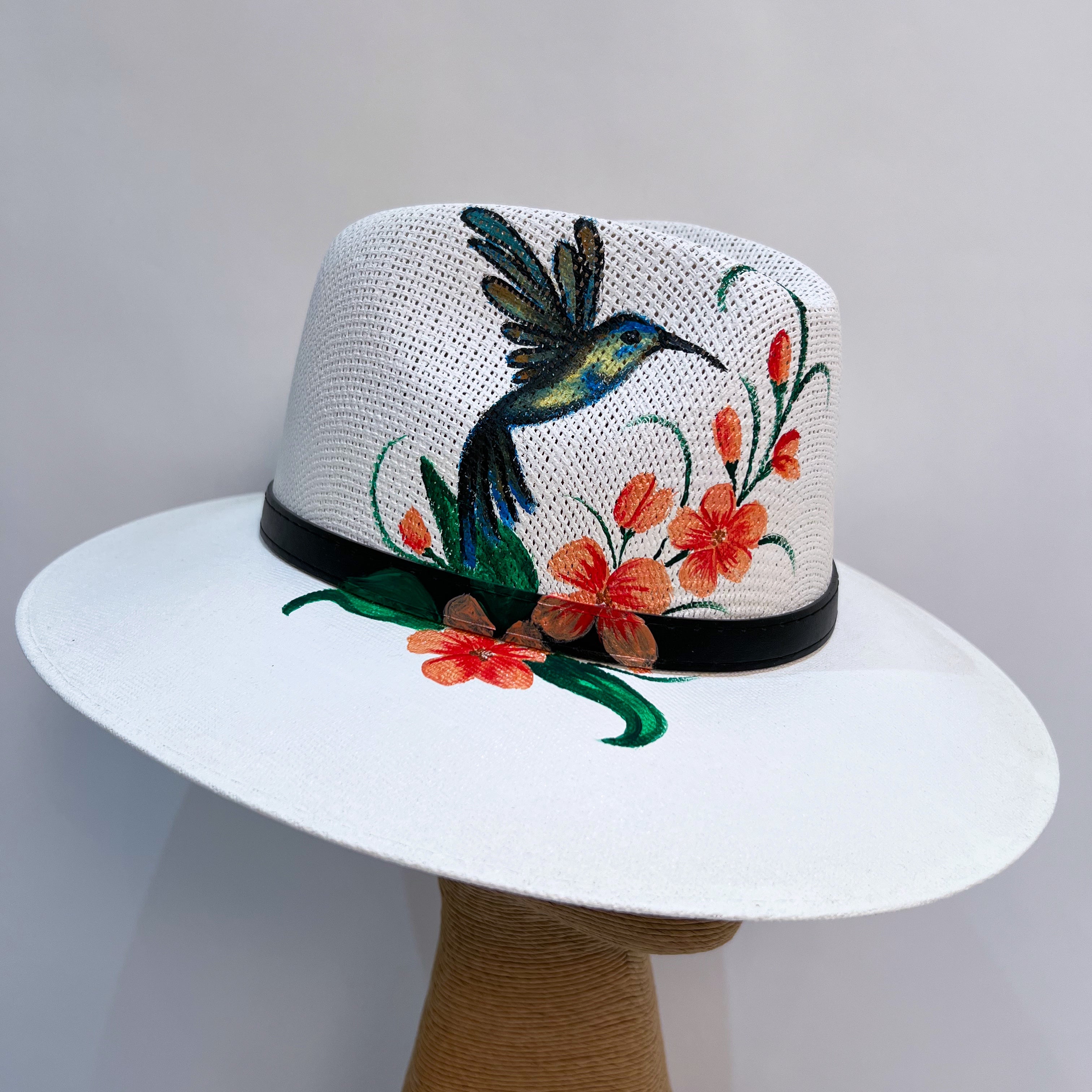 Hand-Painted Hat VI