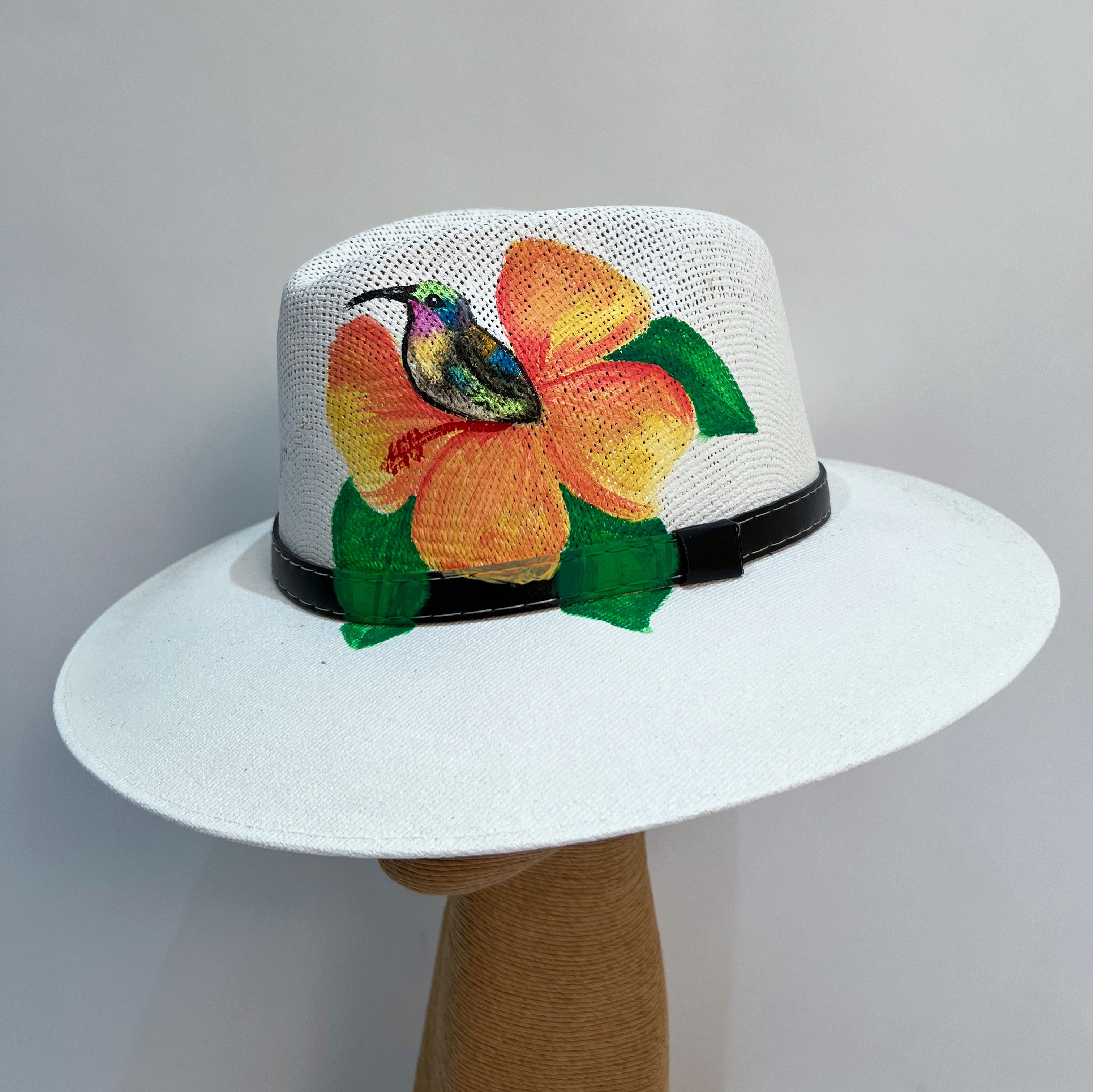 Hand-Painted Hat VIII