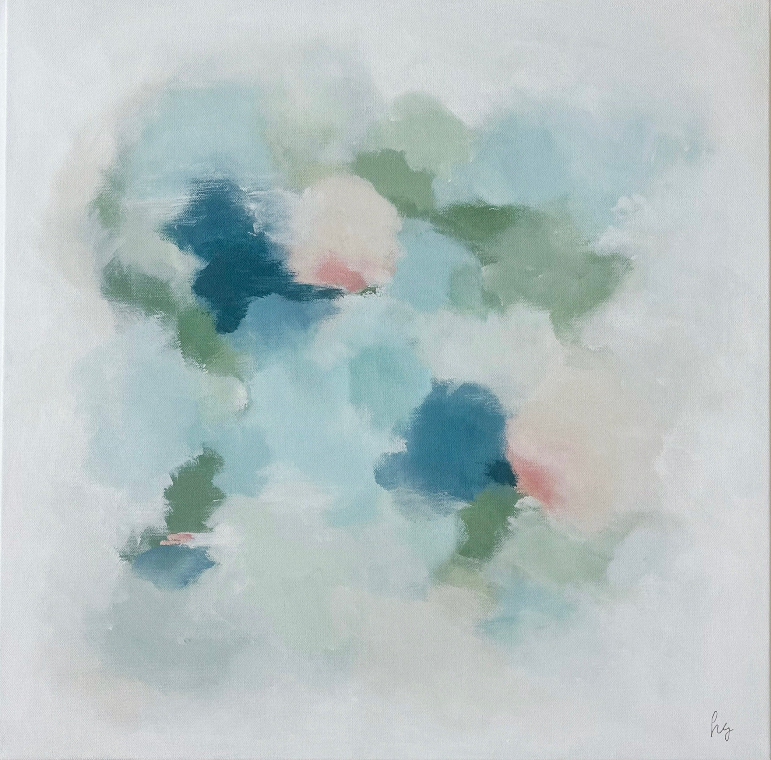 “Emerging Bloom I” - 24” x 24”