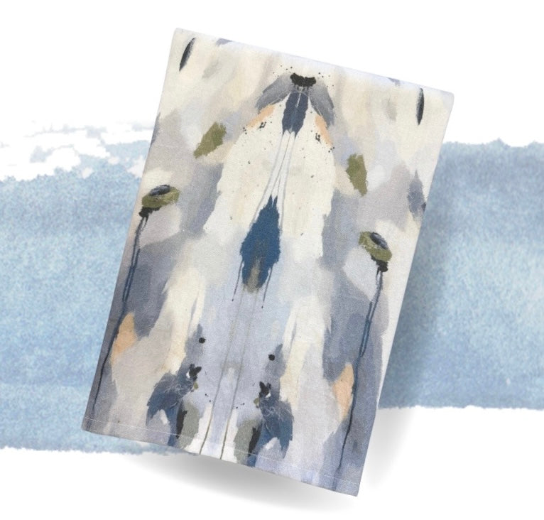 “Abstract” Tea Towel by artist Charissa Owens (Set of 2)