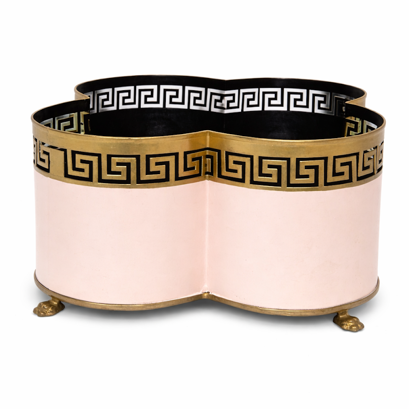 The Enchanted Home Greek Key Quatrefoil Planter - Thumbnail 5