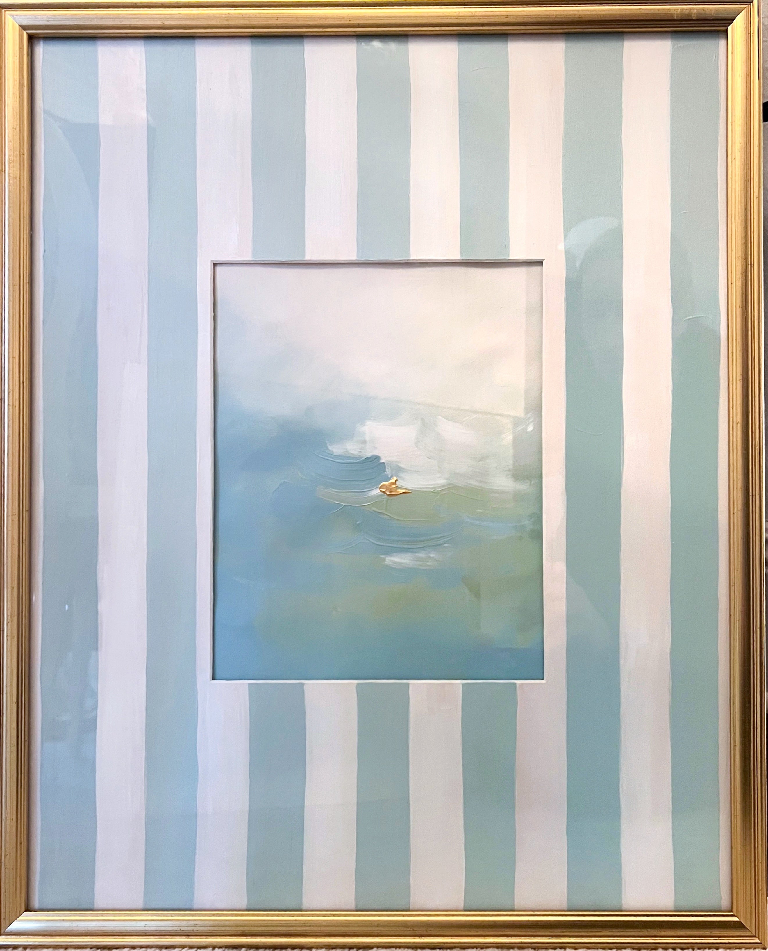“Stillness in Bleu” - 21” x 17”