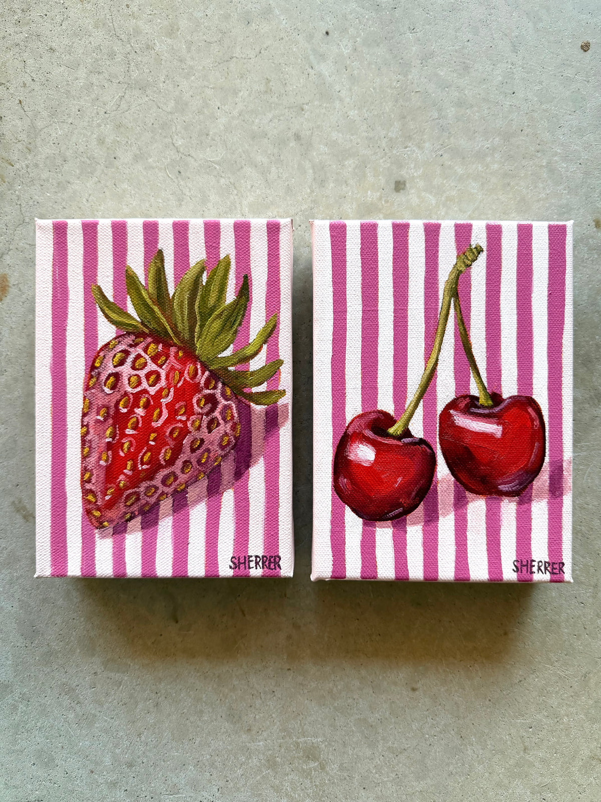 “Pink Repeat” - 5” x 7”