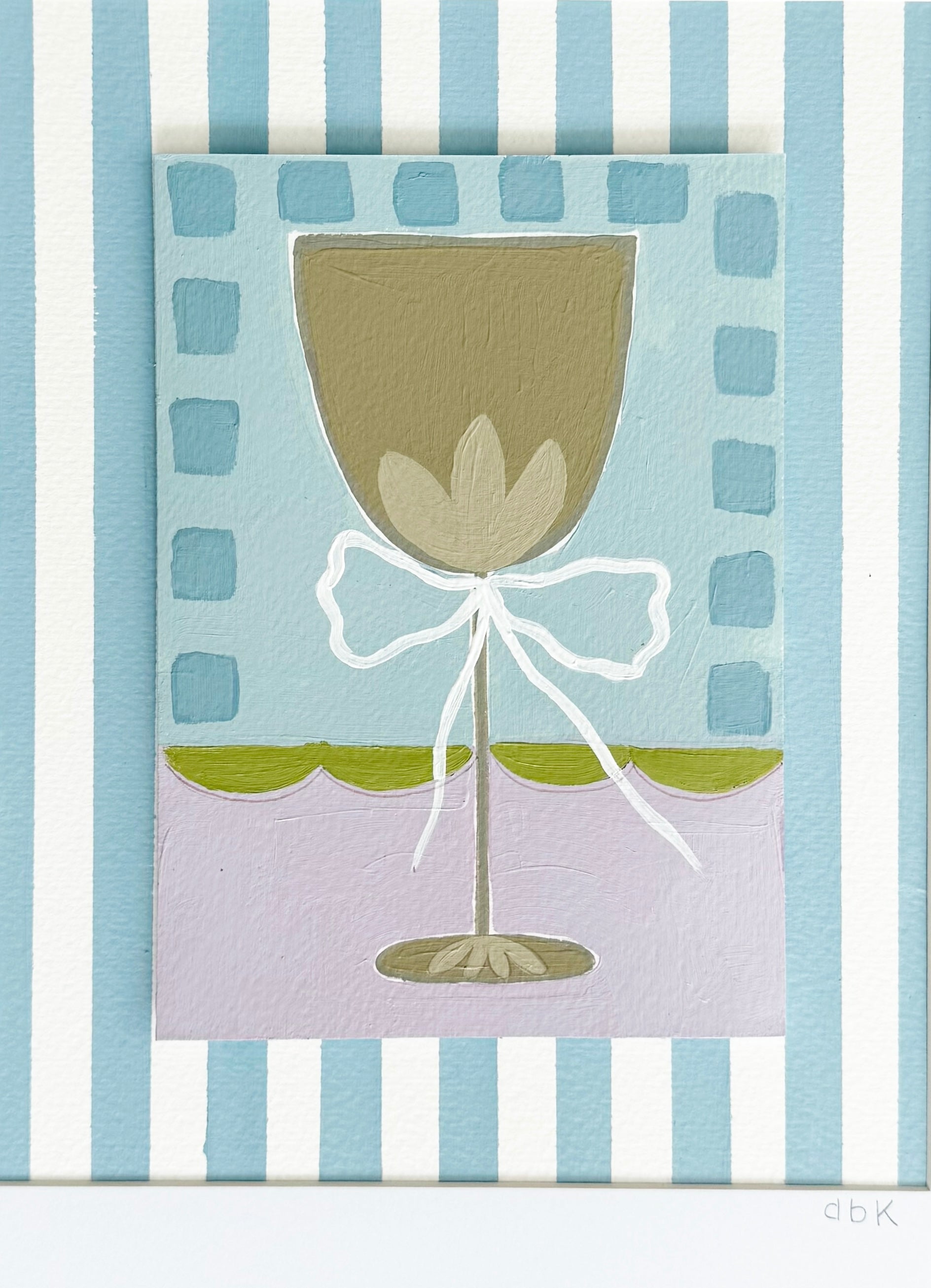 “Sunday Chardonnay” - 13” x 16”