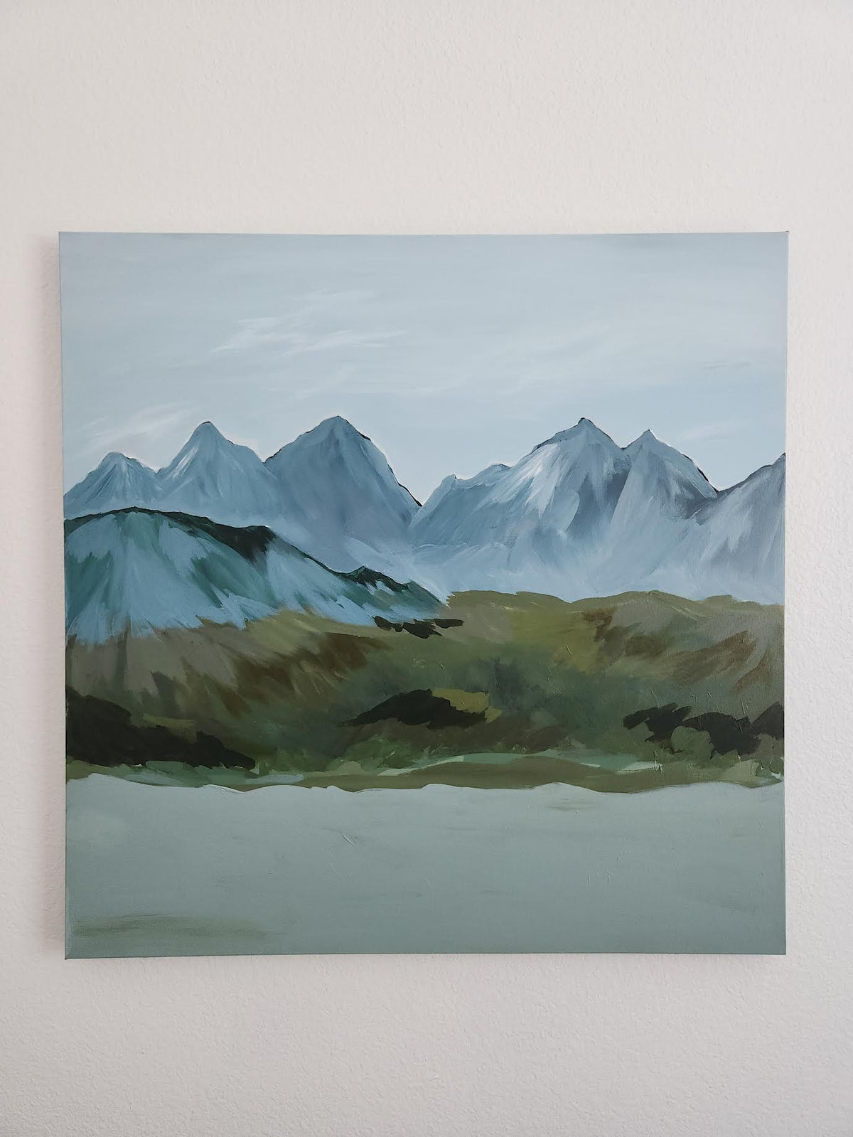 "Mountain Majesties" - 36” x 36”