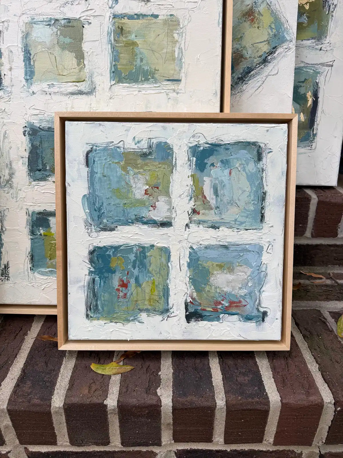 “Between The Tides and Rust I” - 12” x 12”