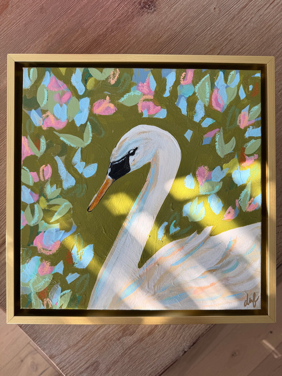 “The Garden Guest” - 13.5” x 13.5”