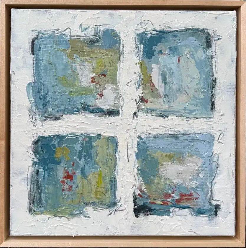 “Between The Tides and Rust I” - 12” x 12”