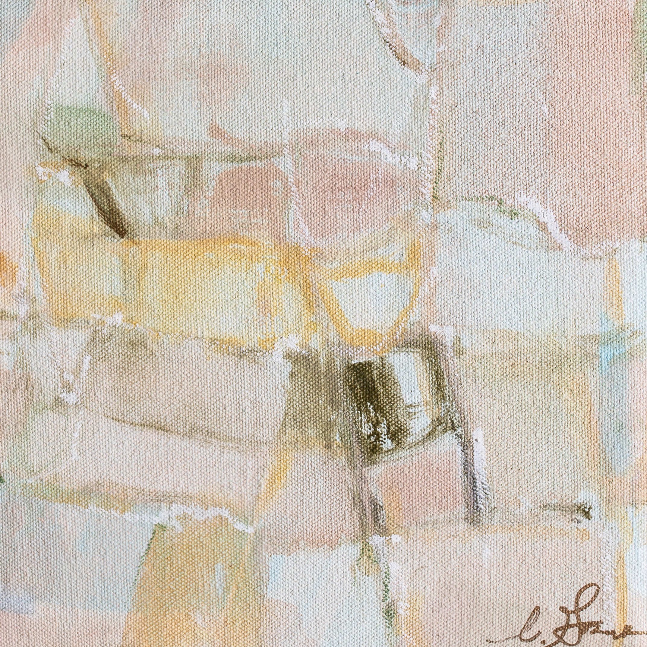 “Sun-Kissed Sketch I” - 8” x 8”