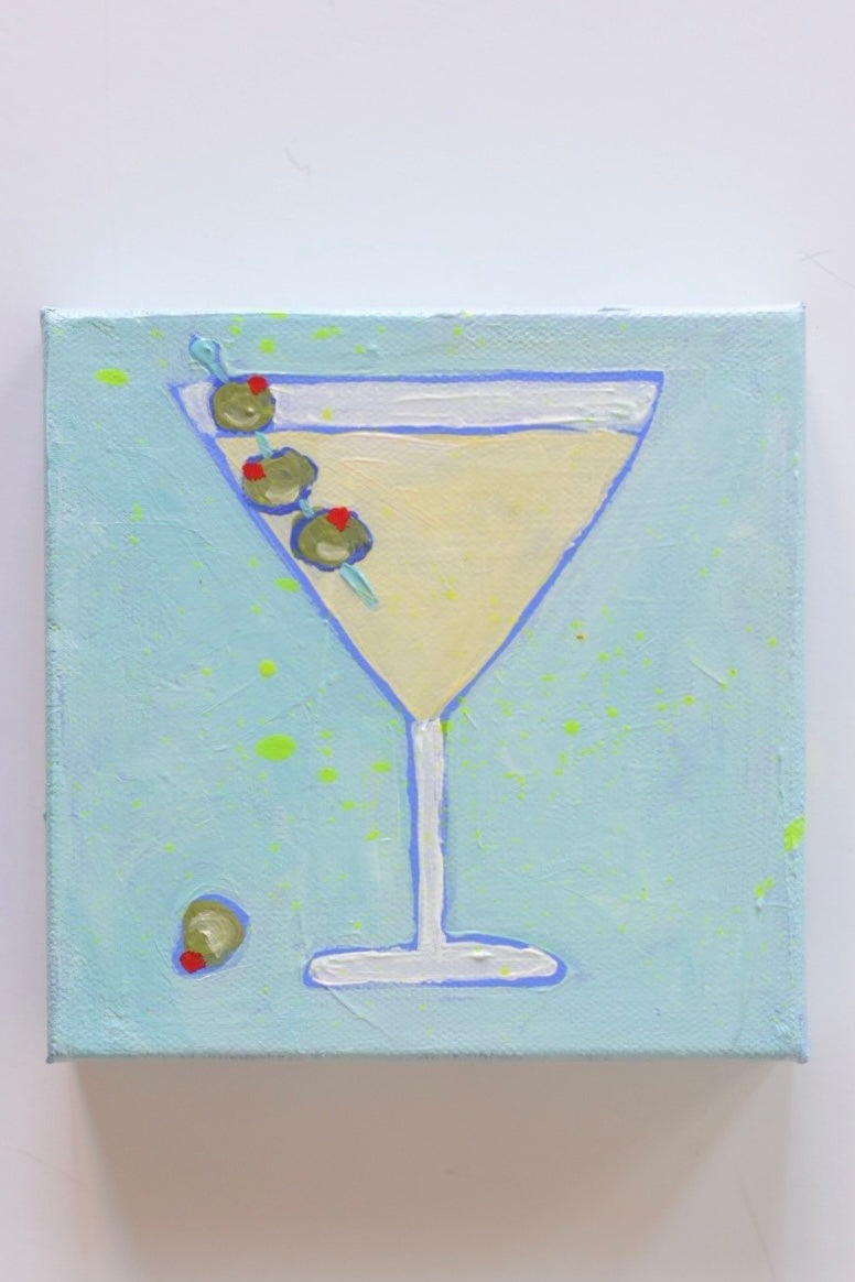 “Martini Monday” - 6” x 6”