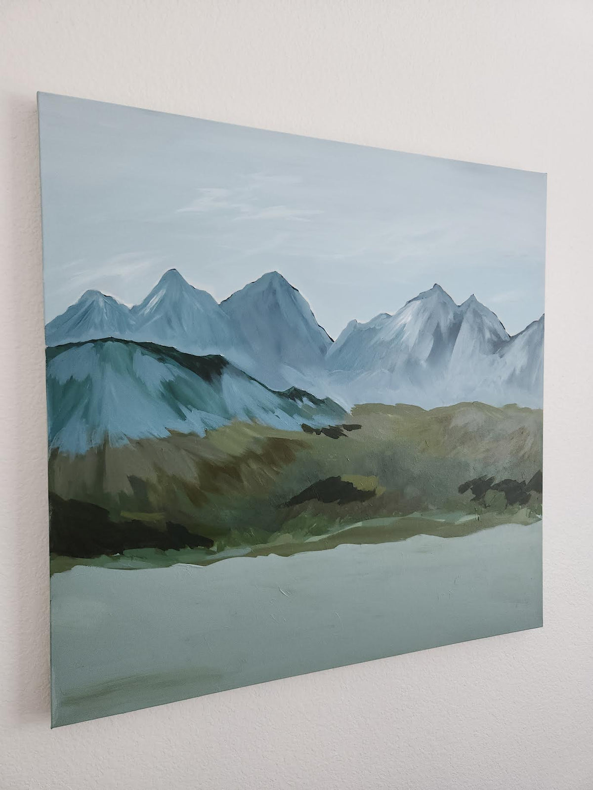 "Mountain Majesties" - 36” x 36”
