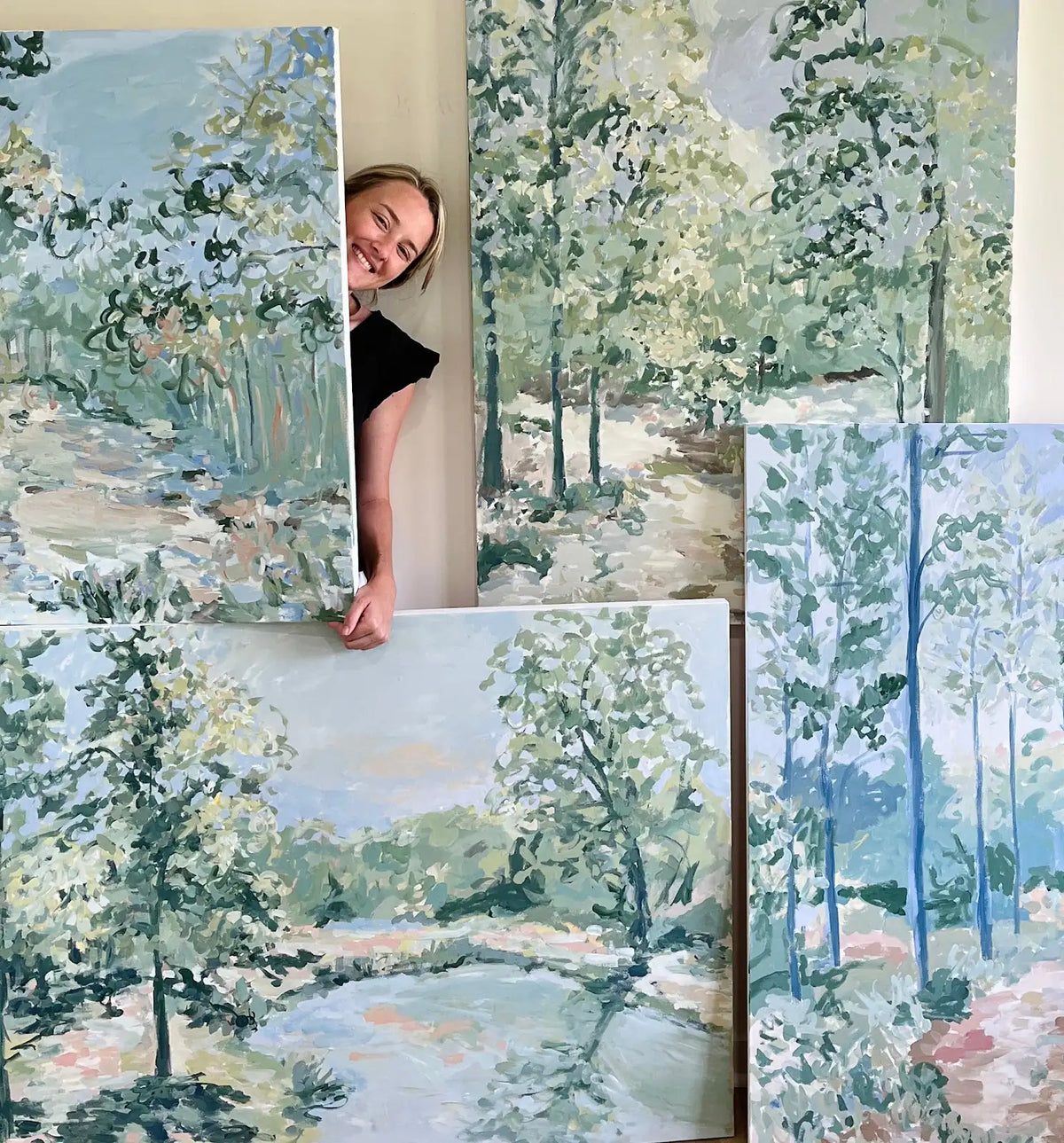 “Reflections in the Water” - 36” x 48”