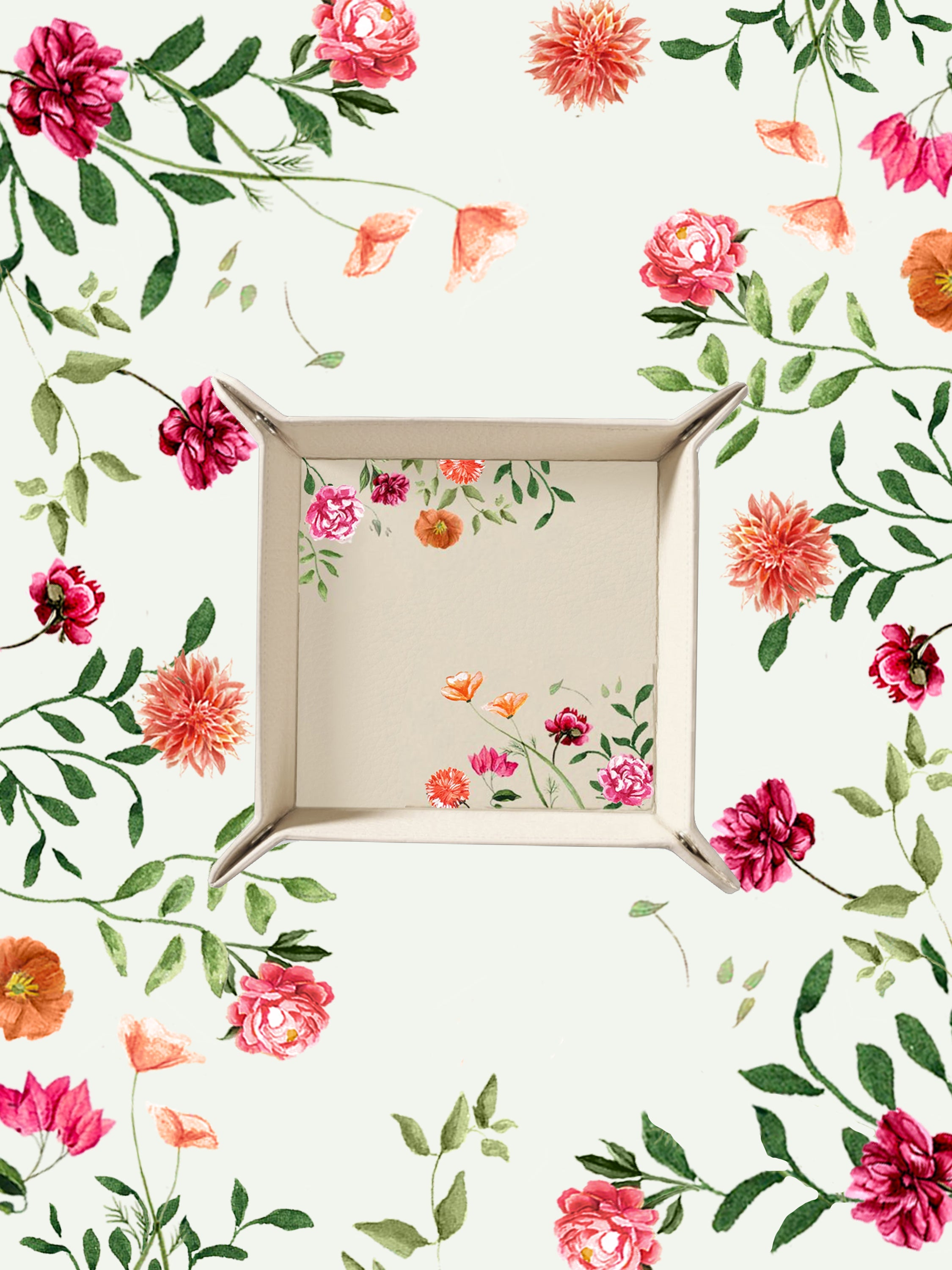 Bougainvillea Beige Tray | Emily Mayne Studio x ALEPEL