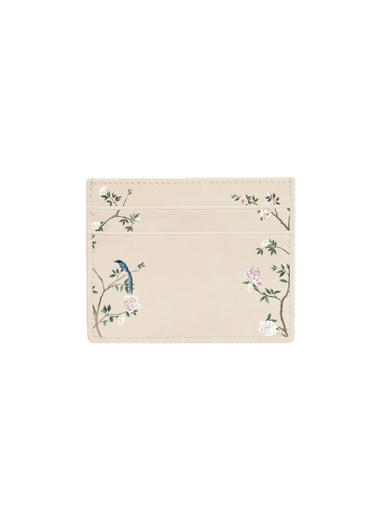 Chinoiserie Beige Cardholder | Emily Mayne Studio x ALEPEL