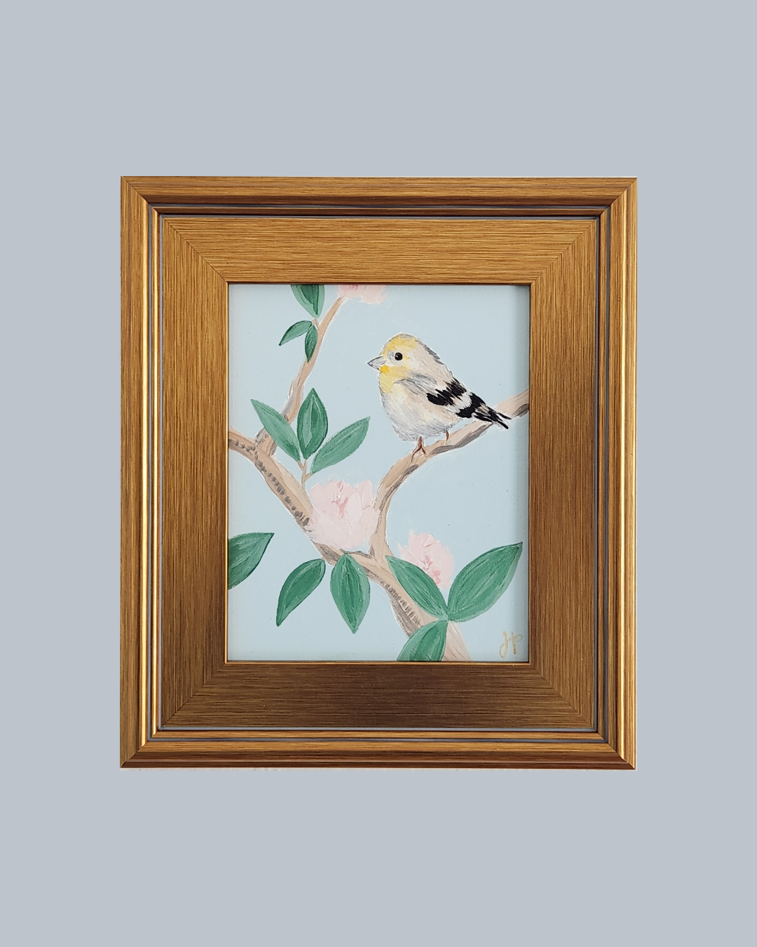 "The Goldfinch" - 13” x 15”
