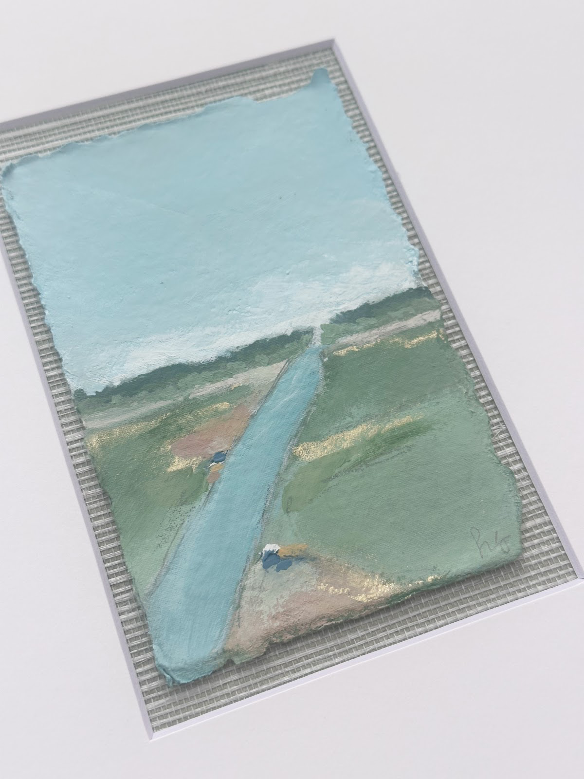 “Shoreline I” - 12” x 15”