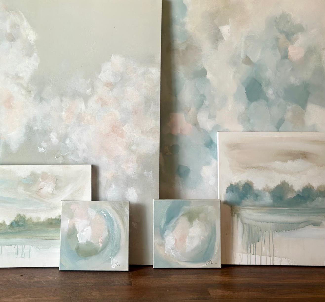 “Ethereal Blooms” - 36” x 48”