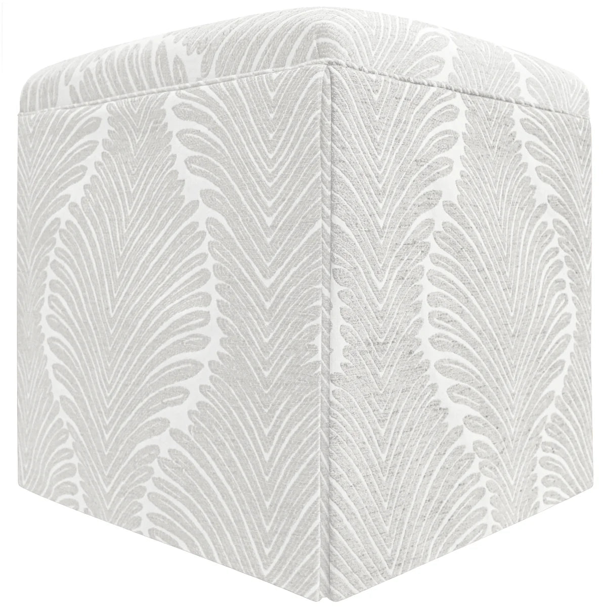 Skirted Ottomon - Musgrove Chenille