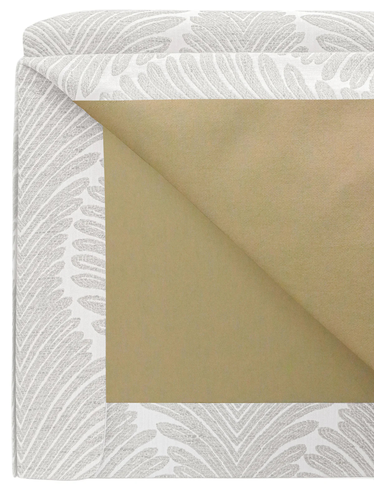Skirted Ottomon - Musgrove Chenille