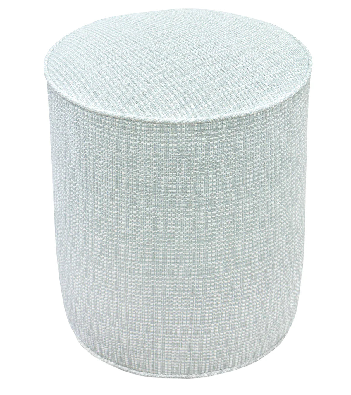 Round Ottoman - Hepburn Tweed