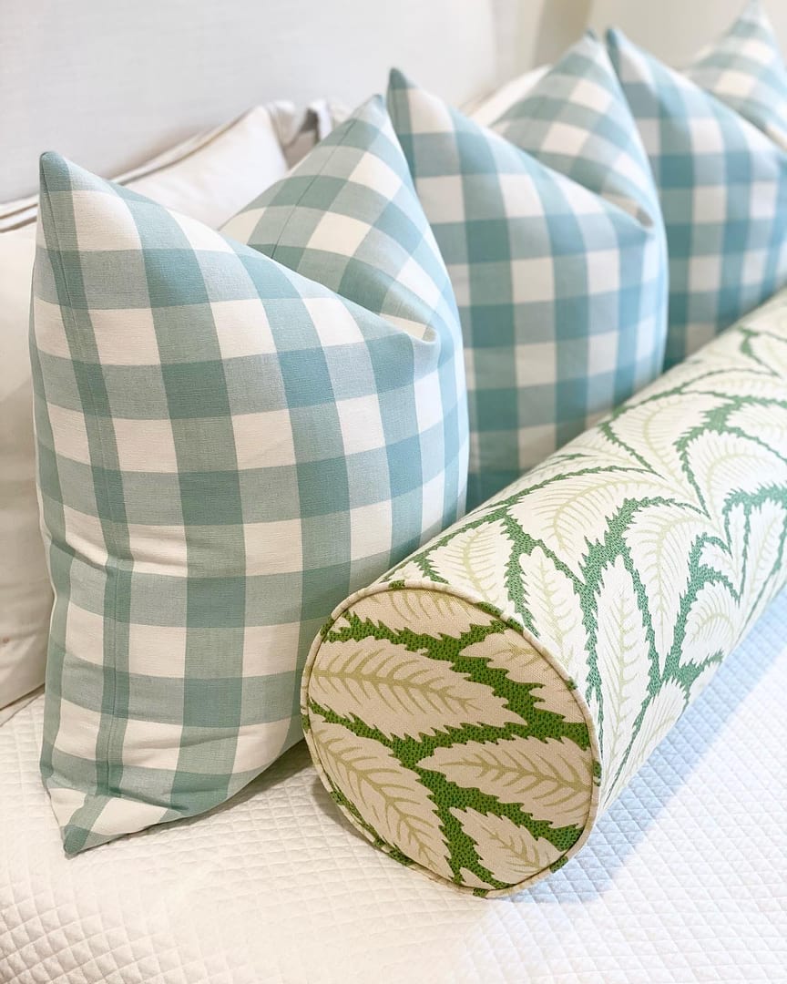 Talavera Leaf Bolster - Brunschwig & Fils