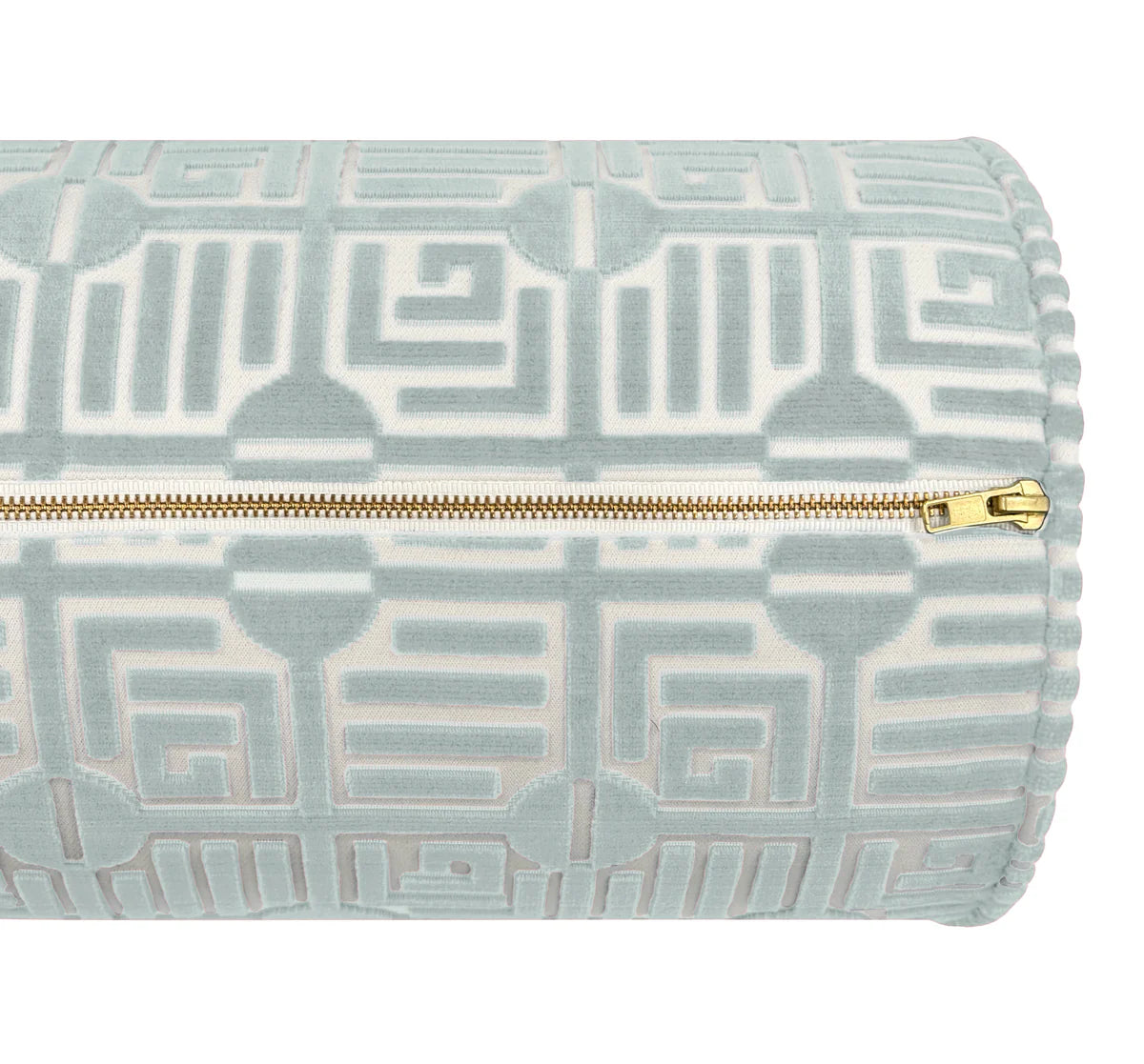 Labyrinth Velvet Mist Bolster - Thibaut